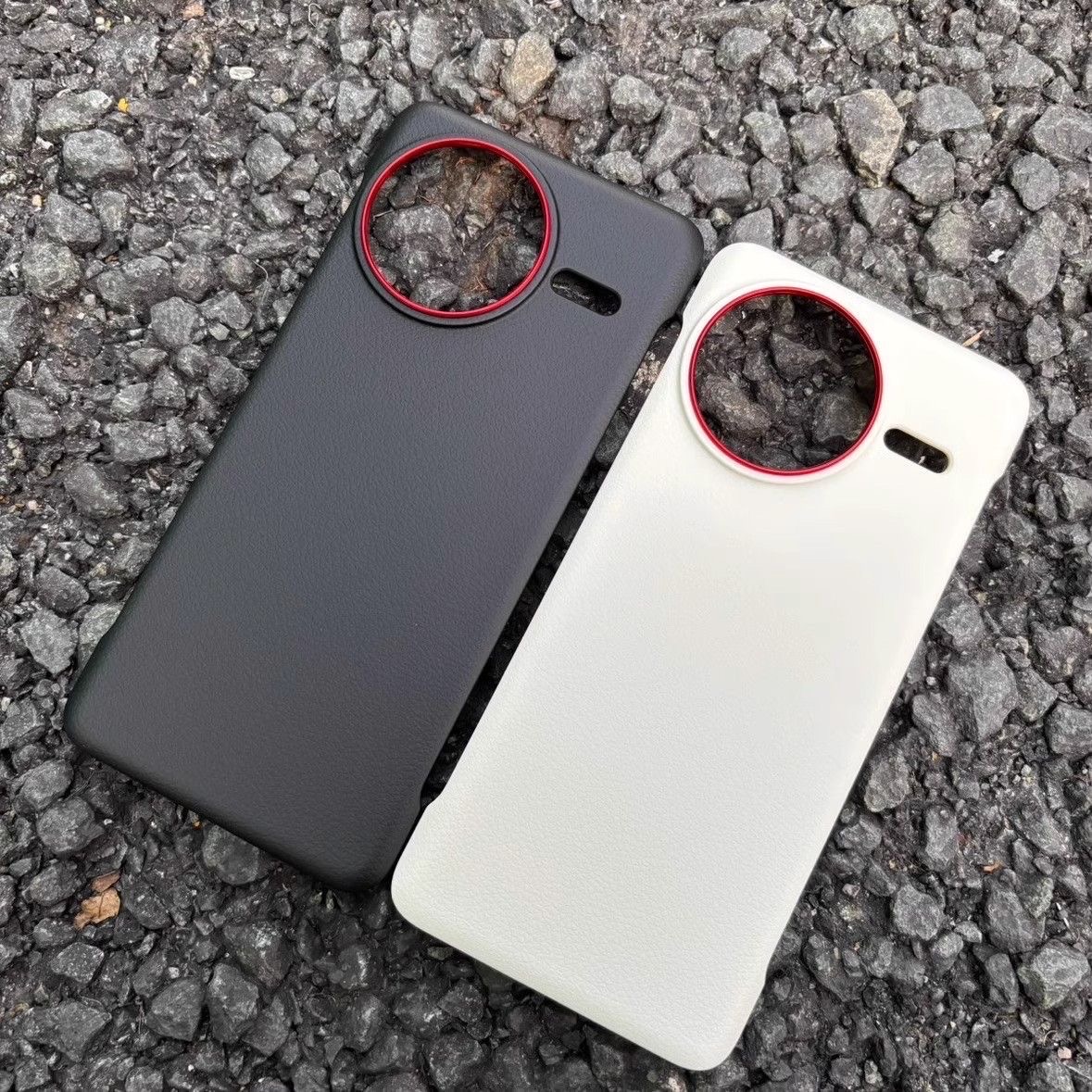 Redmi k80 Borderless Leather Drop-resistant PC Ultra-thin Hard Case / cover_img_0