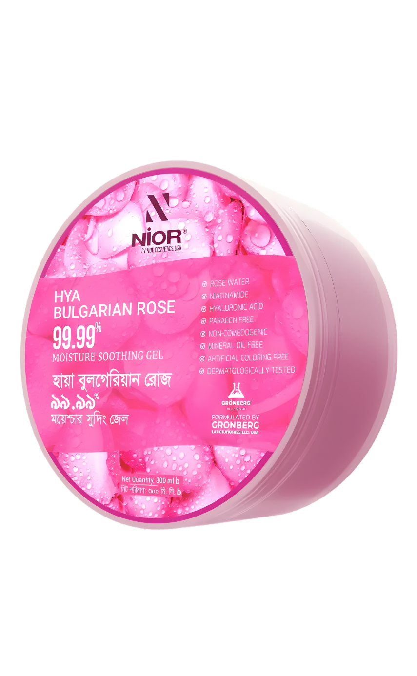 Nior Hya Bulgarian Rose 99.99% Moisture Soothing Gel 300ml - Image 1