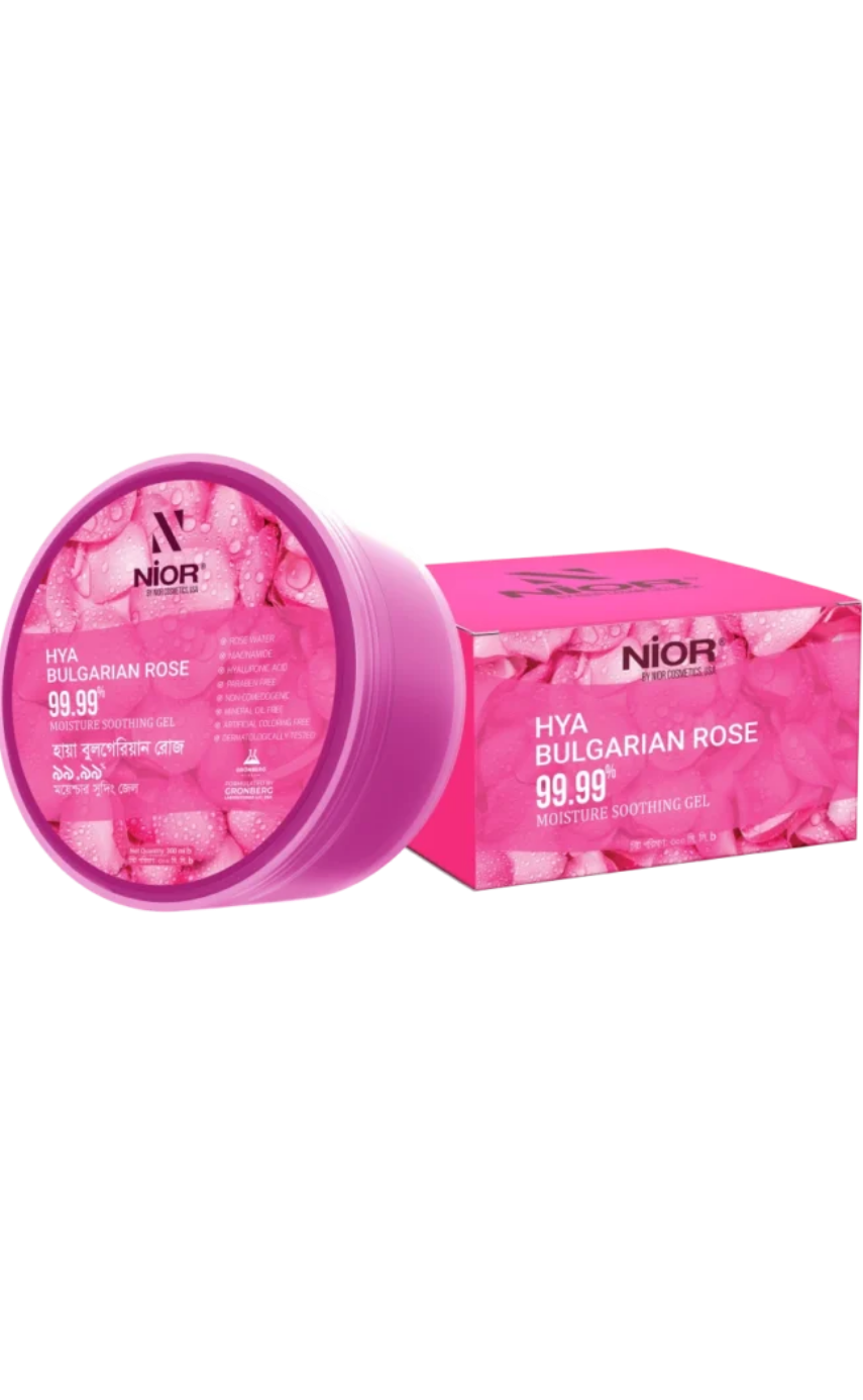 Nior Hya Bulgarian Rose 99.99% Moisture Soothing Gel 300ml - Image 4