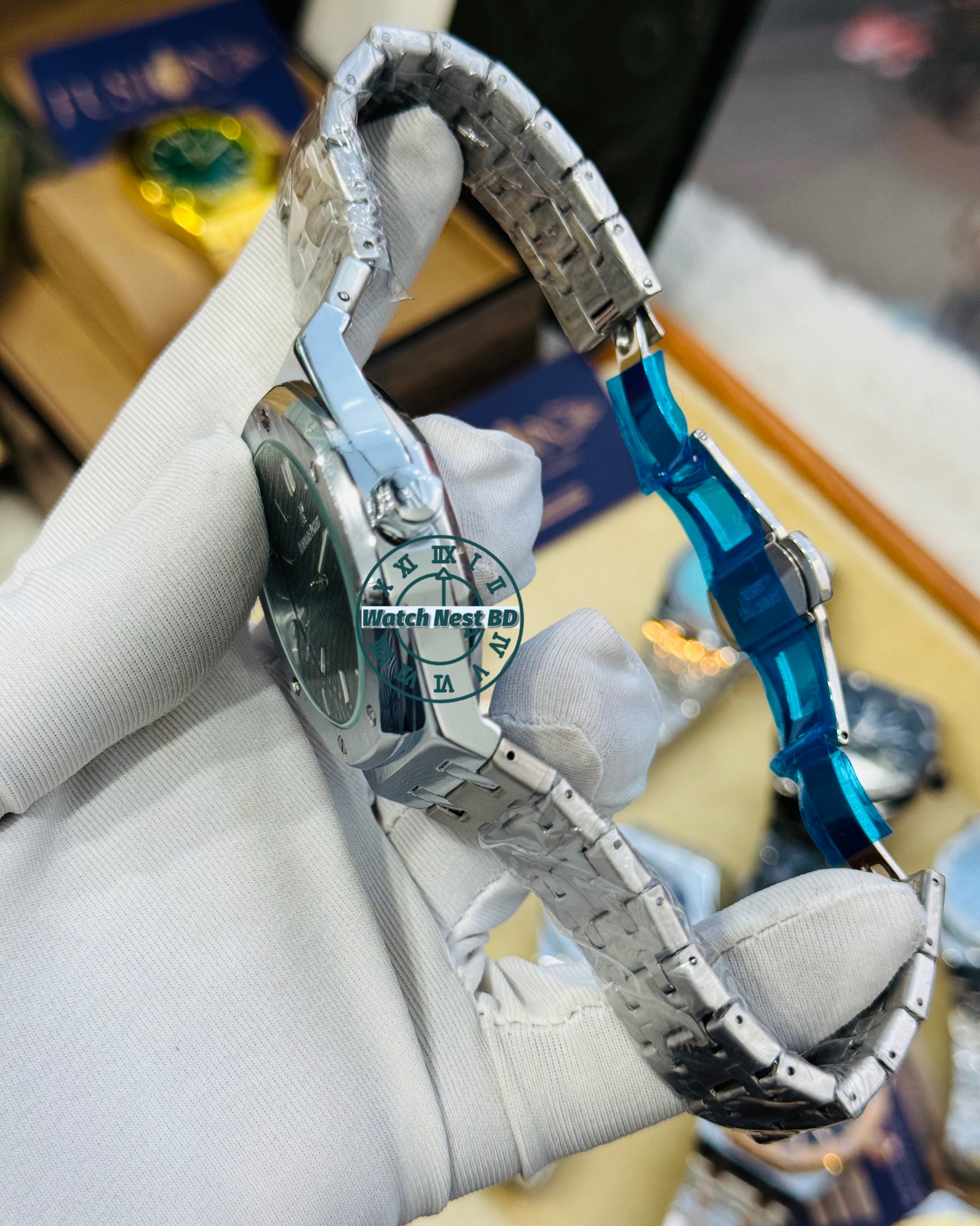 Audemars Piguet AP Silver White Quartz Movement Sqr Watch (AA Grade)_img_1