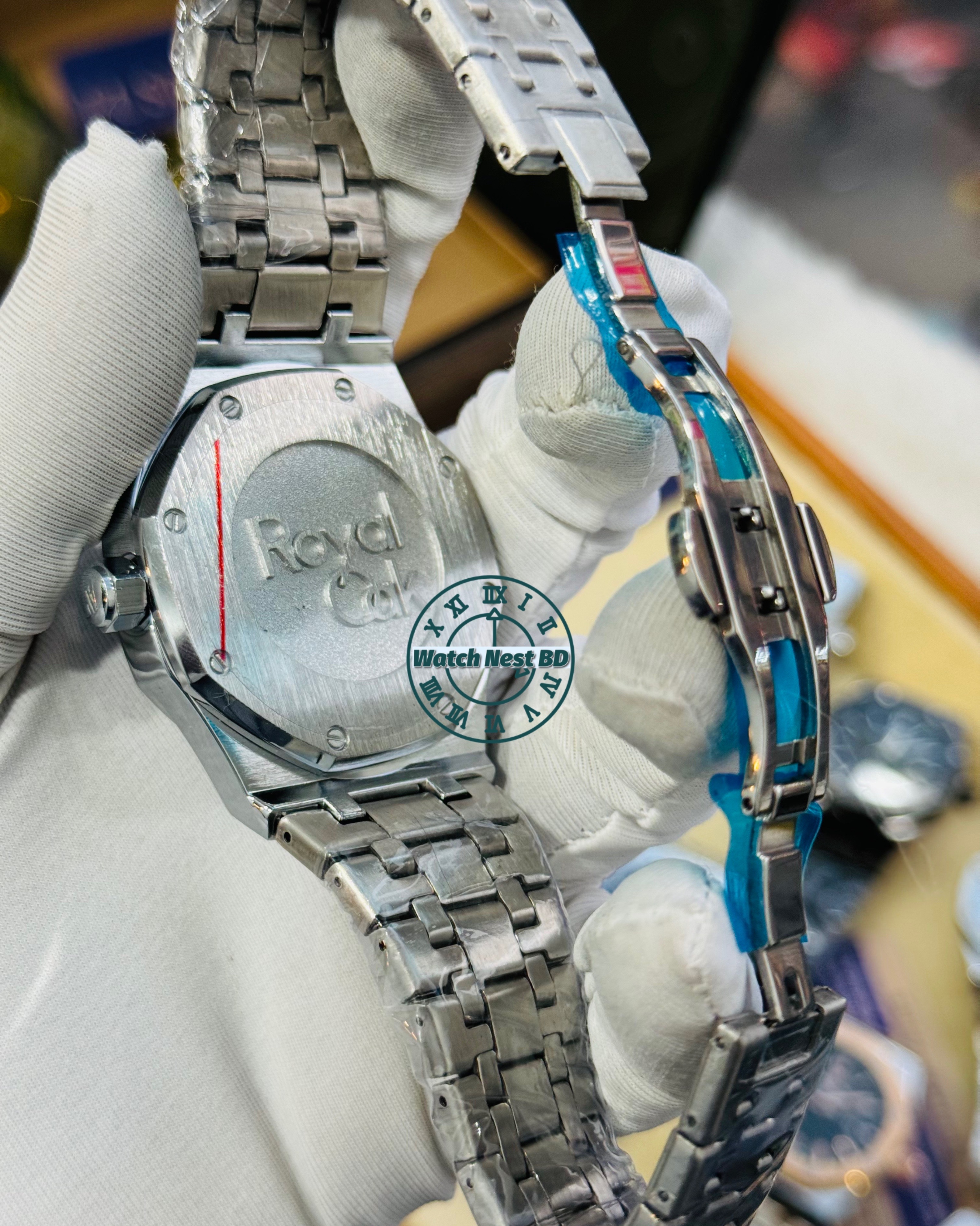 Audemars Piguet AP Silver White Quartz Movement Sqr Watch (AA Grade)_img_2