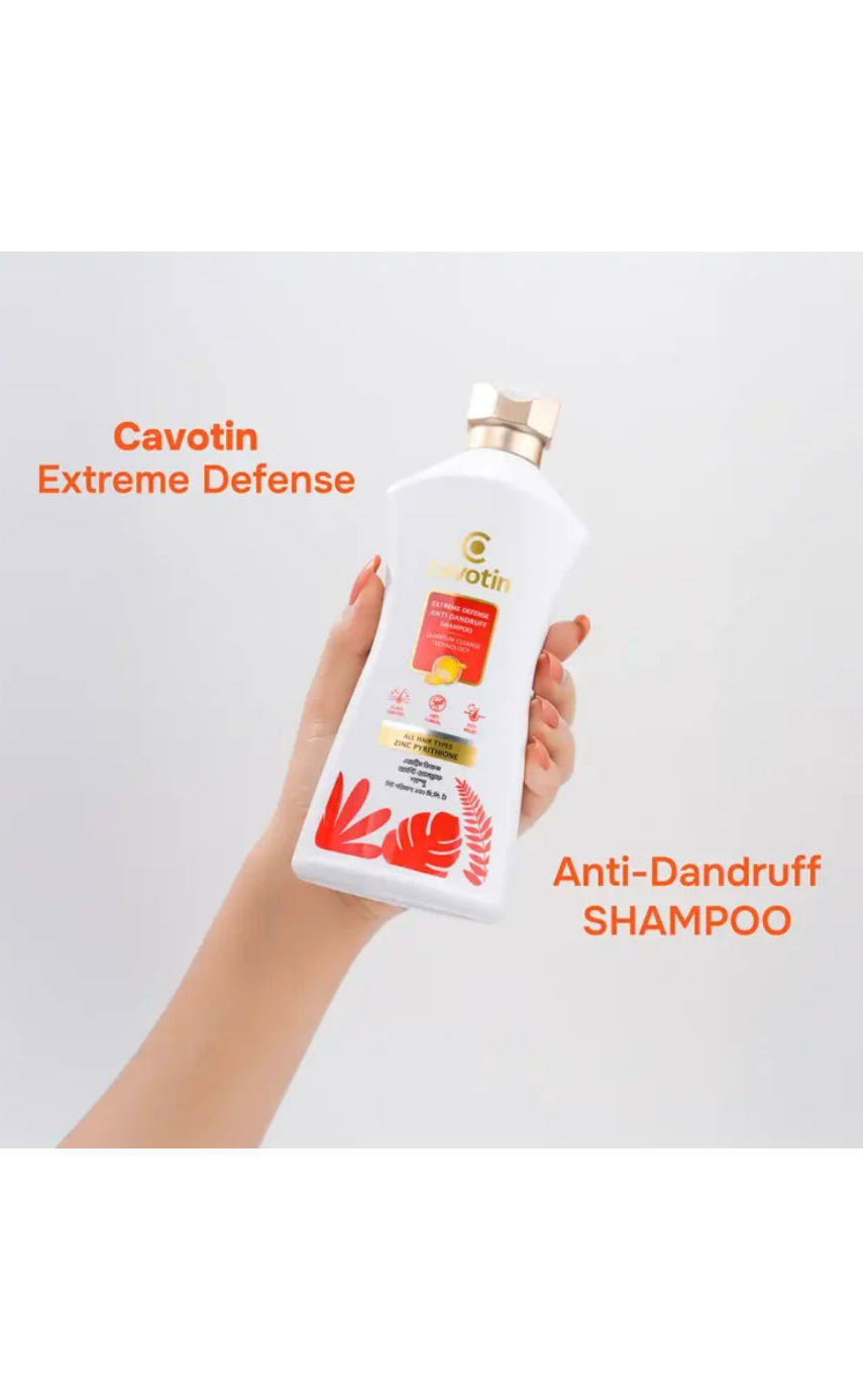 Cavotin Extreme Defense Anti-dandruff Shampoo 250ml - Image 3