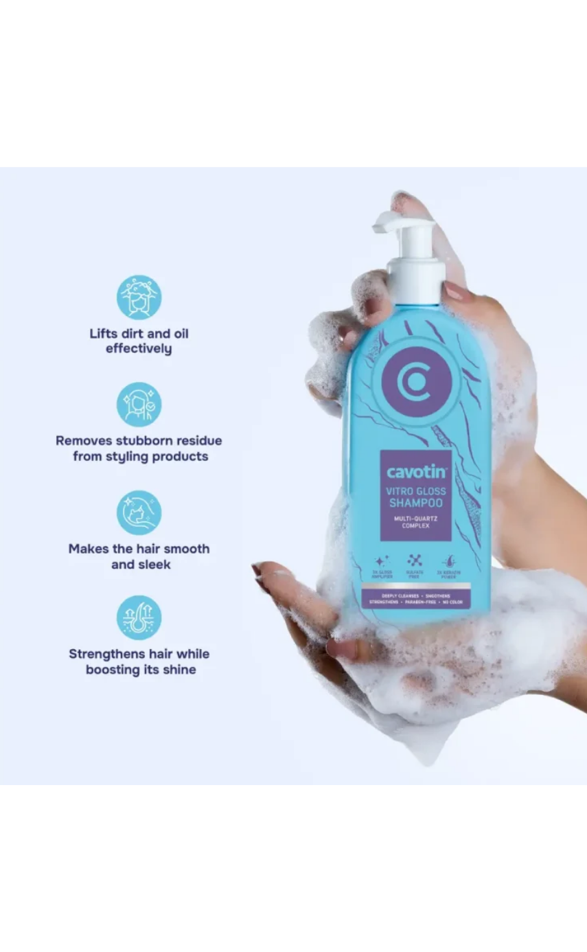 Cavotin Vitro Gloss Shampoo 250ml - Image 4