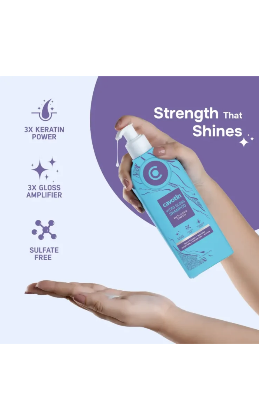 Cavotin Vitro Gloss Shampoo 250ml - Image 5