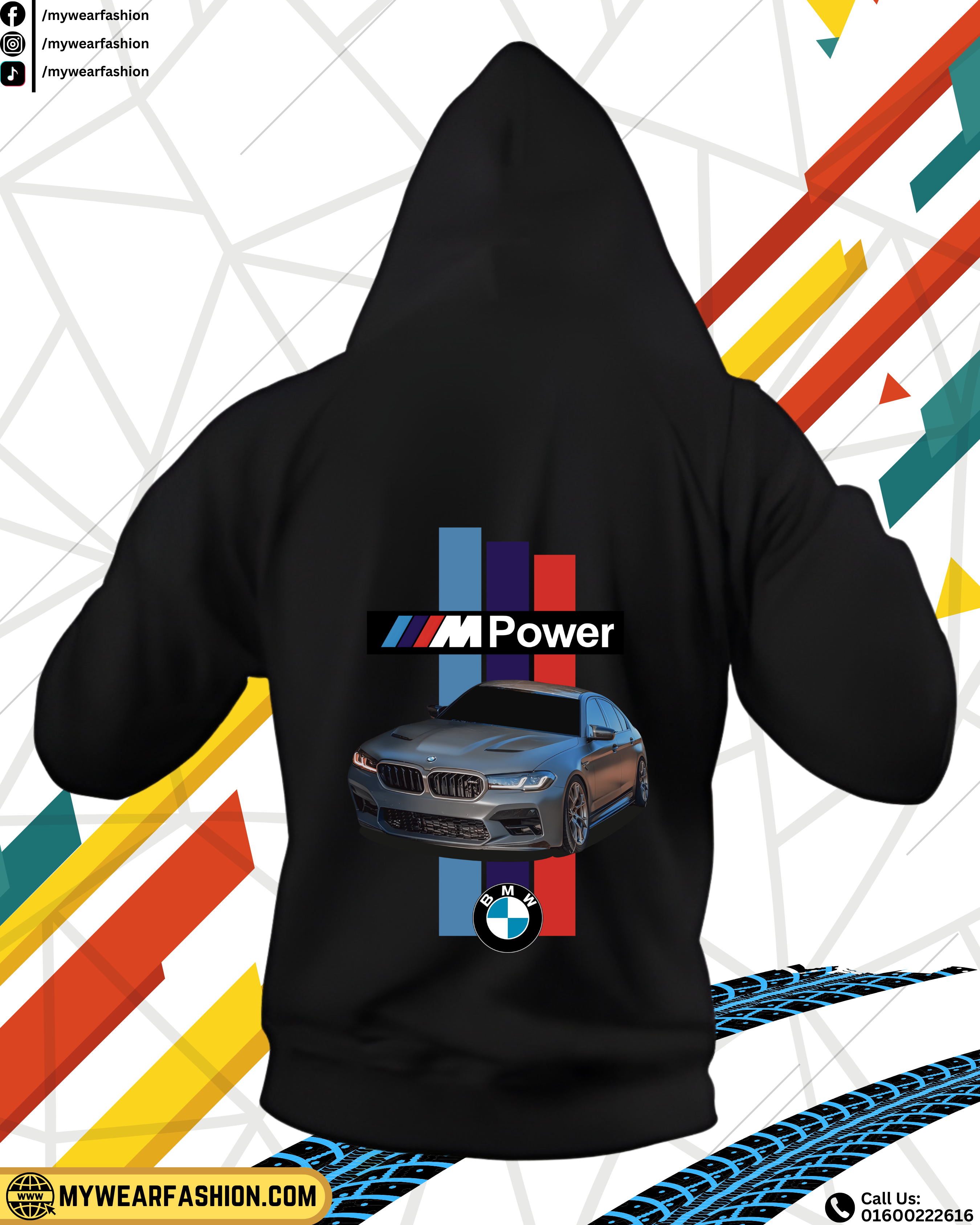 BMW M5 F90 Premium Oversized Hoodie_img_2
