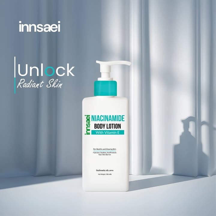 Innsaei Niacinamide Body Lotion with vitamin E