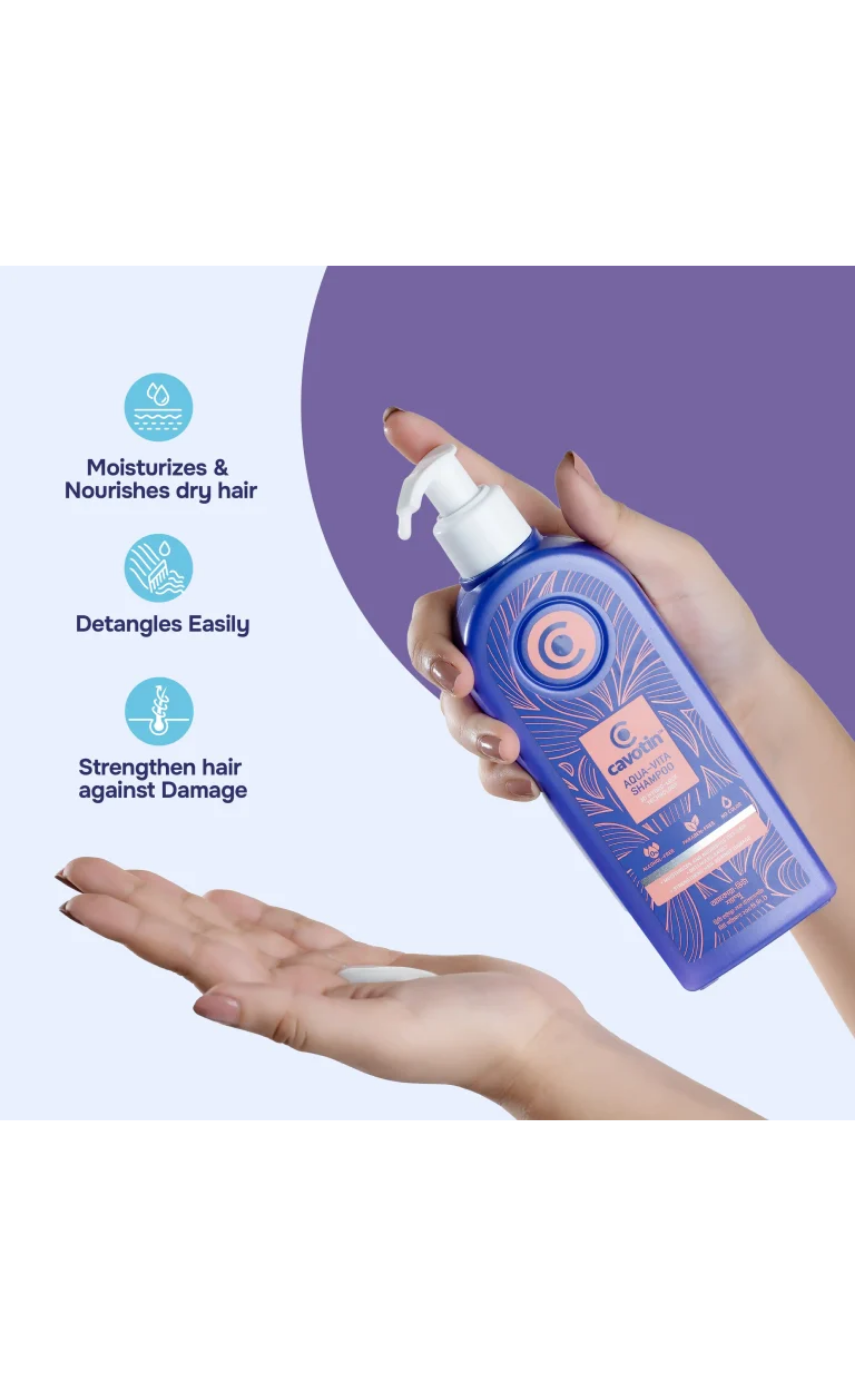 Cavotin Aqua-Vita Shampoo 250ml - Image 3