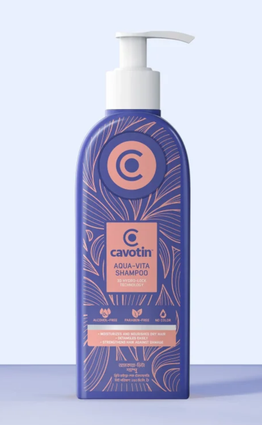 Cavotin Aqua-Vita Shampoo 250ml - Image 5