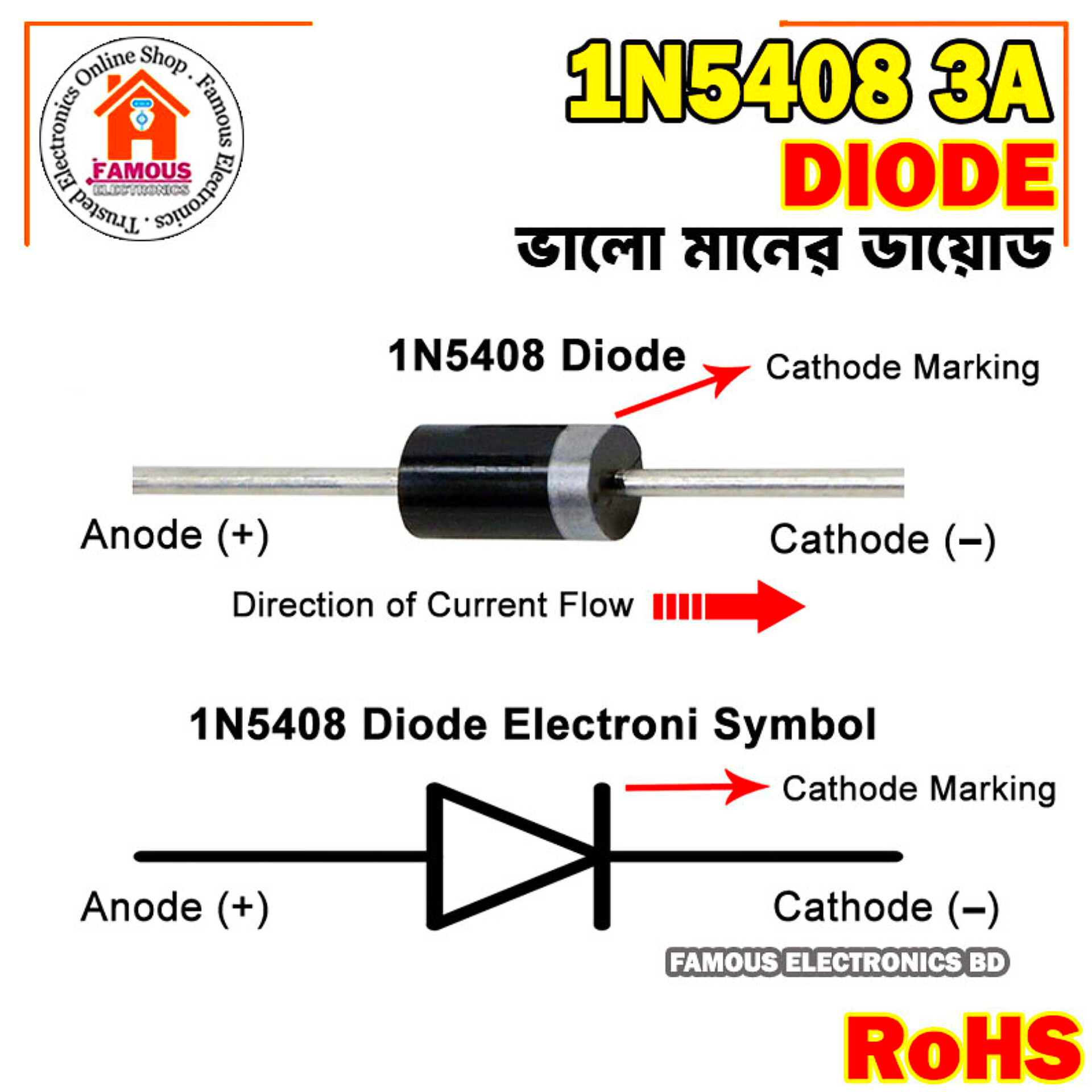 1N5408 3A Power Diode 1PCS_img_3