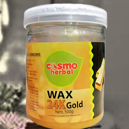 Cosmo Herbal Wax 24k Gold 500g Hair Removal_img_0