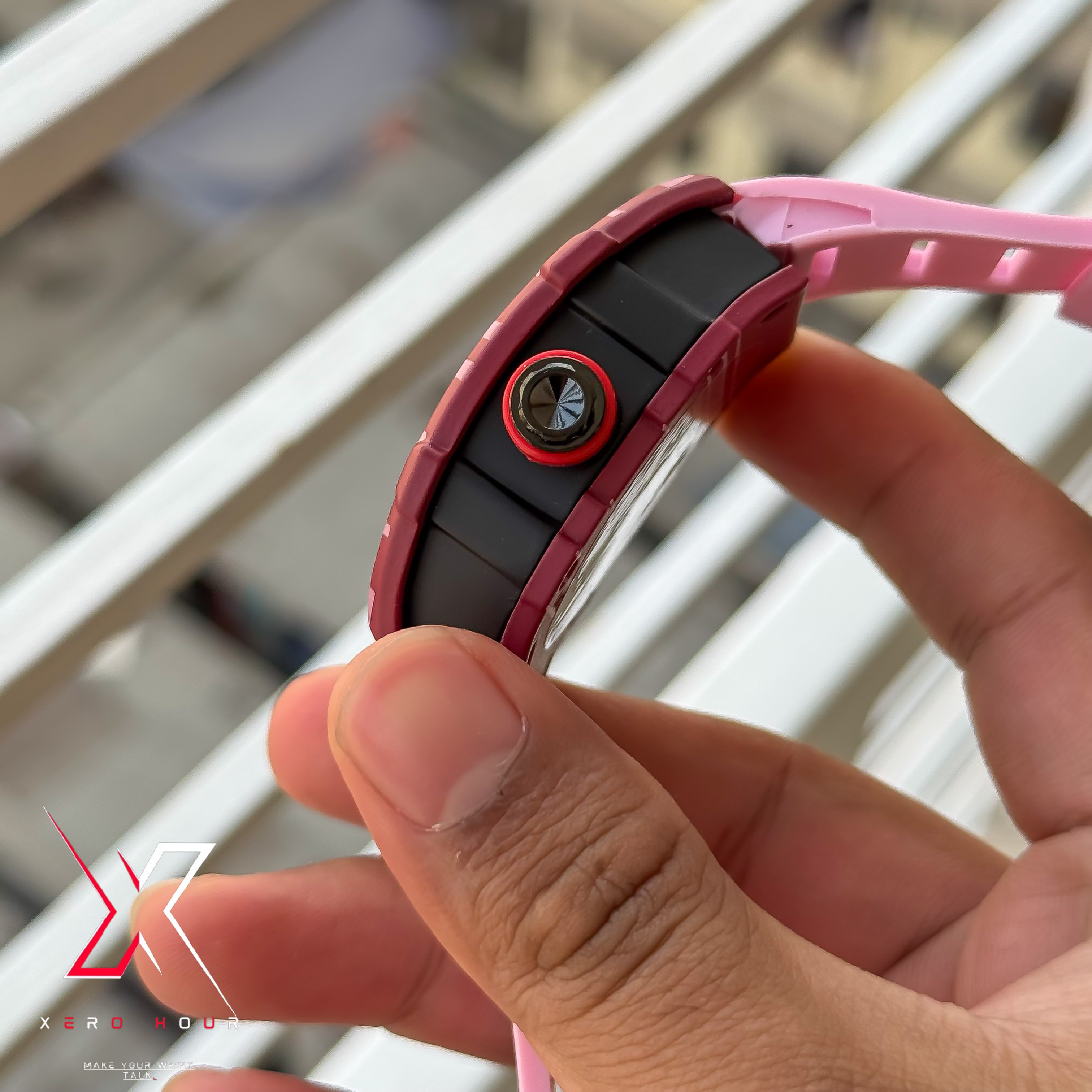 Richard Mille | Pink Strap |AA Grade | Quartz movement_img_2