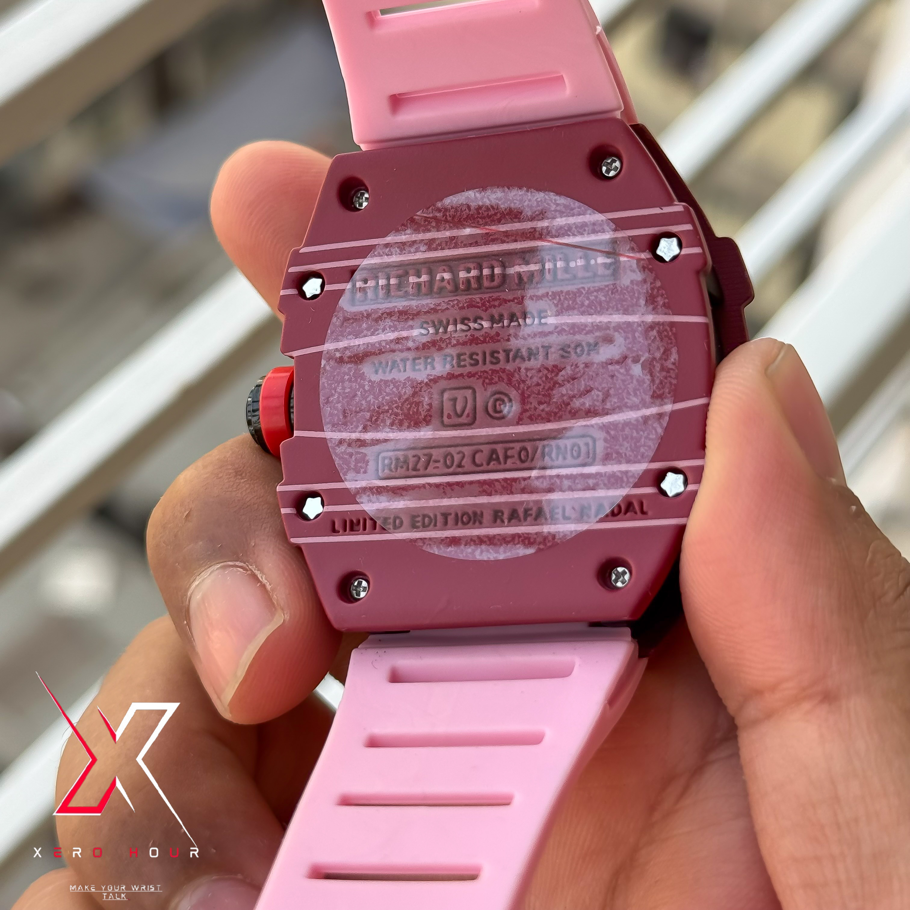 Richard Mille | Pink Strap |AA Grade | Quartz movement_img_4