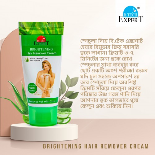 B.Tech Expert Brightening Hair Remover Cream 30g_img_0