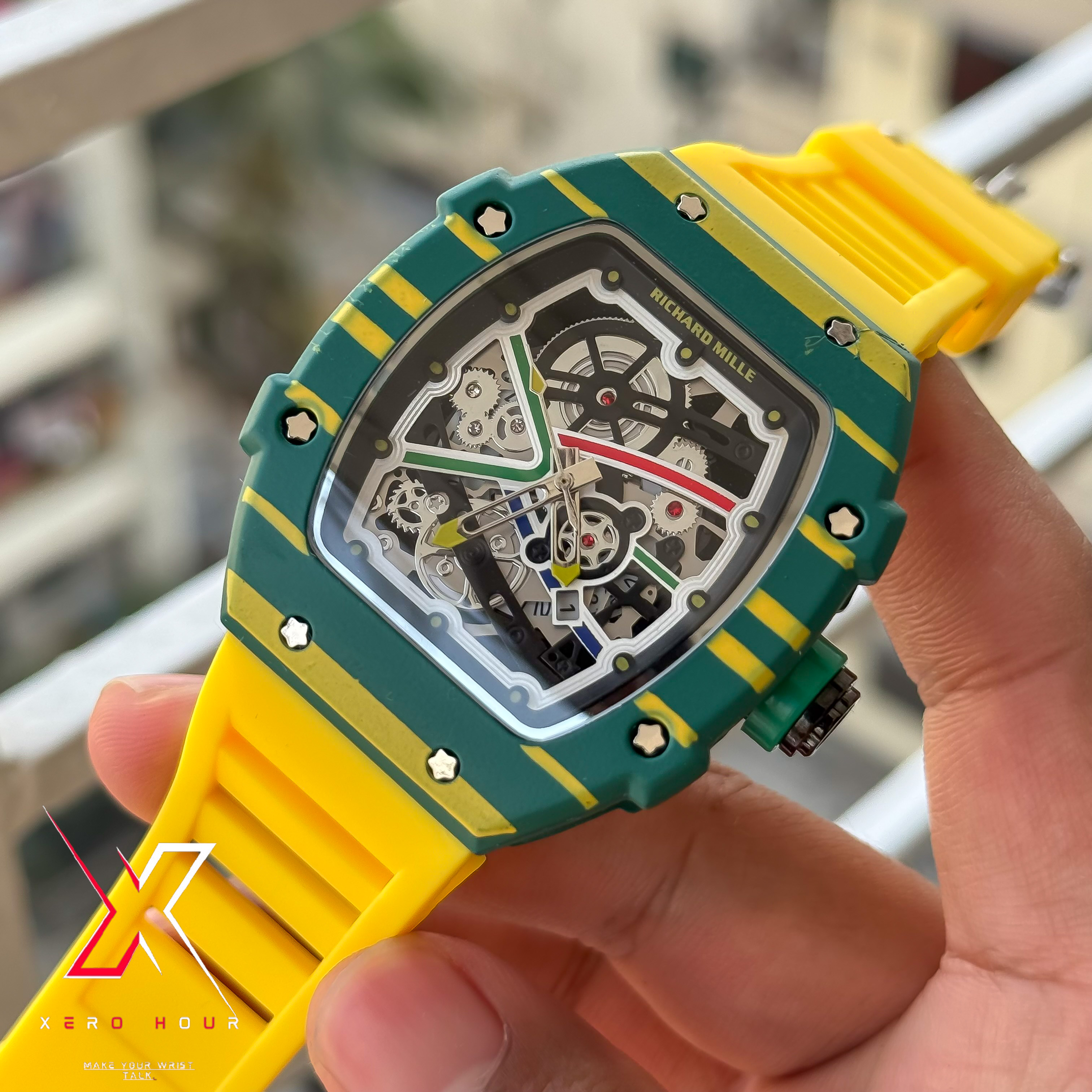 Richard Mille | Yellow Strap | Brazilian Style | Quartz