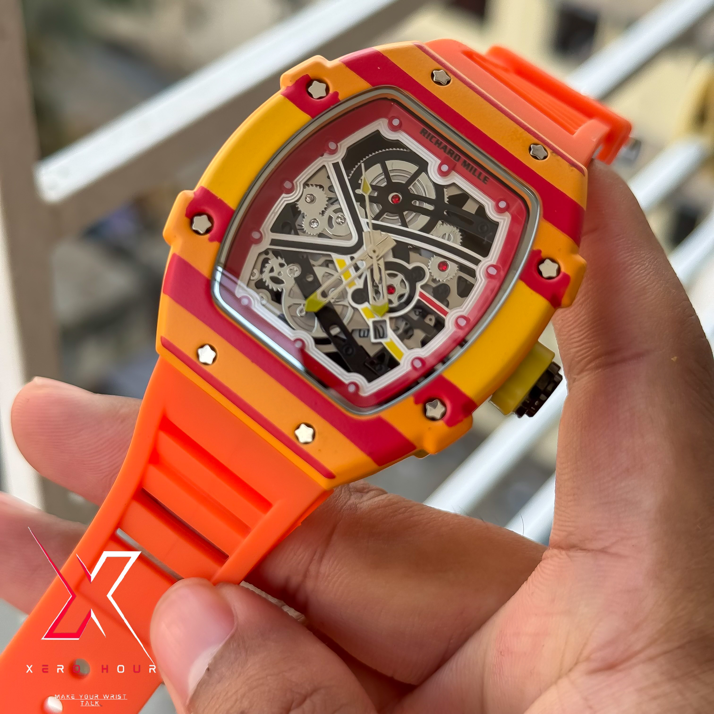 Richard Mille | Orange Strap | Dutch Style | Quartz