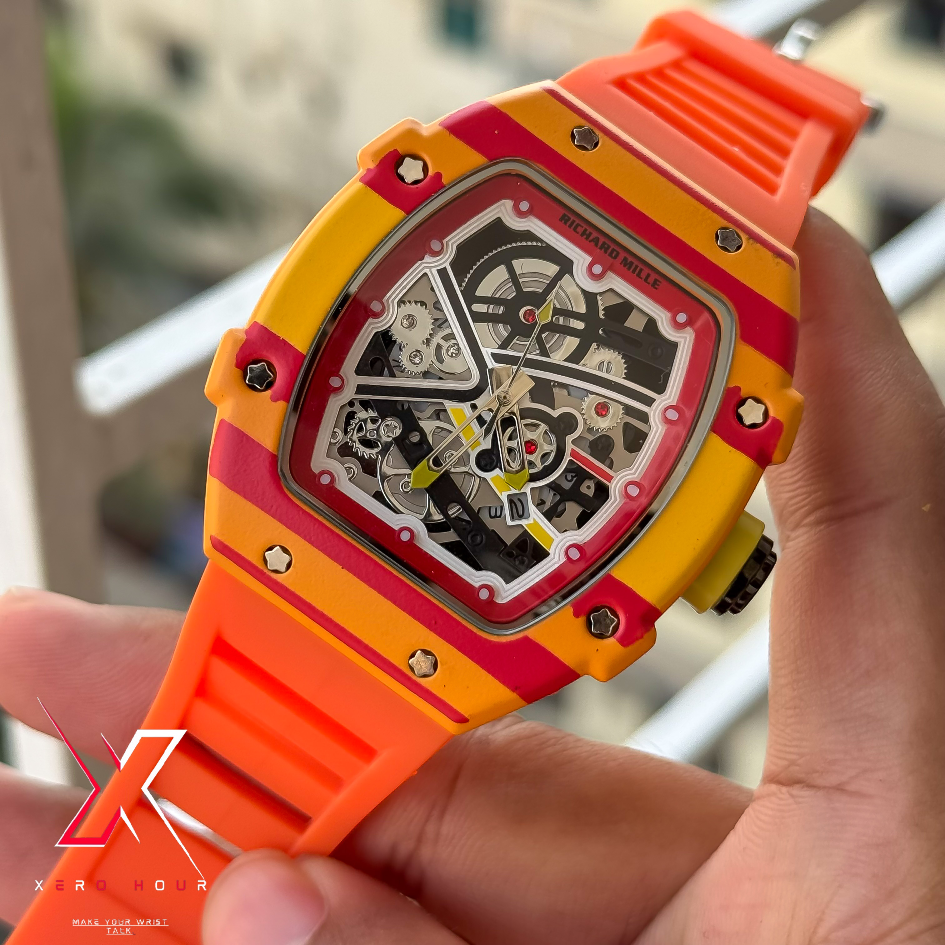 Richard Mille | Orange Strap | Dutch Style | Quartz_img_1