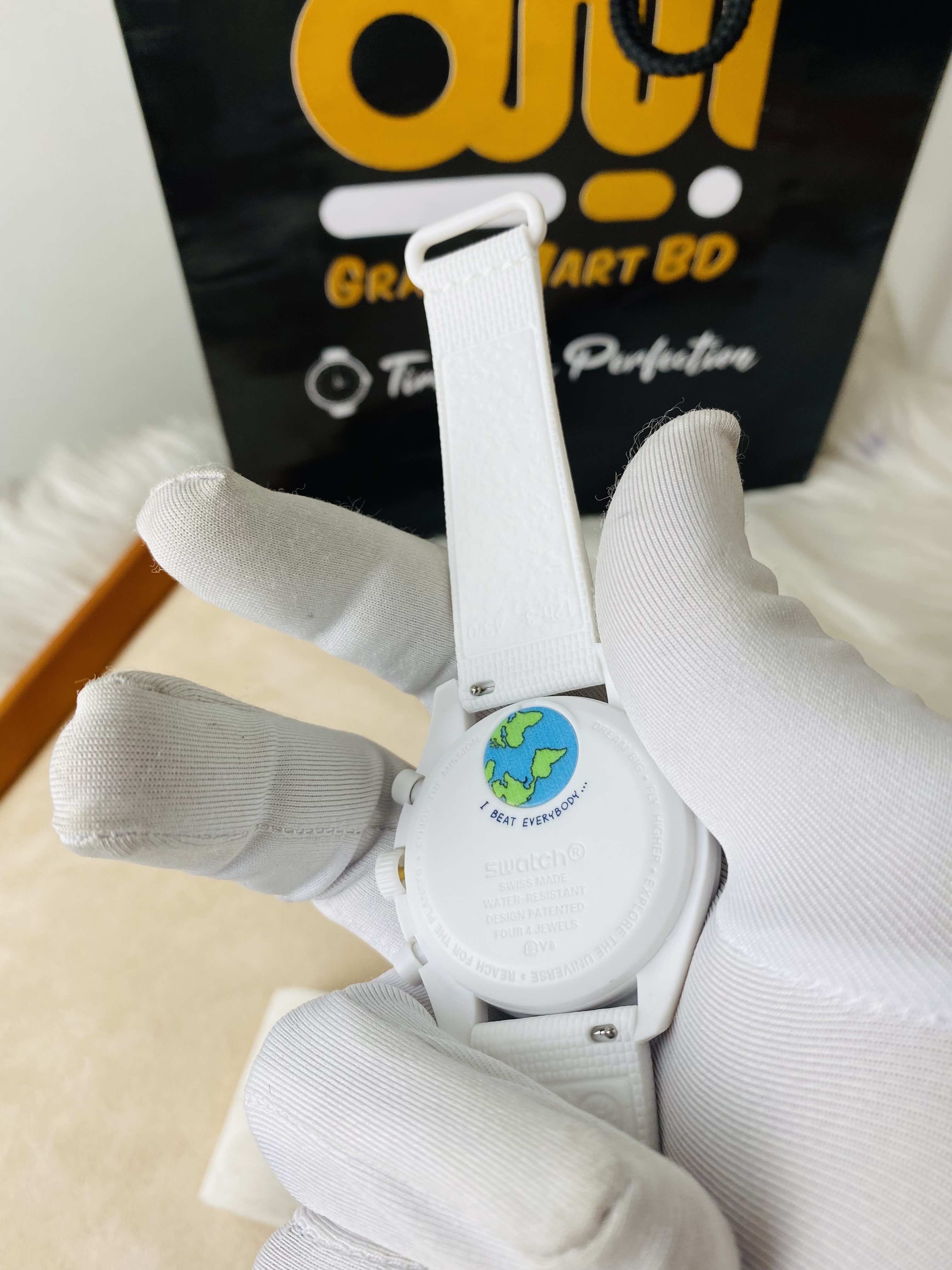 Swatch x Omega Bioceramic MoonSwatch || Full White_img_1