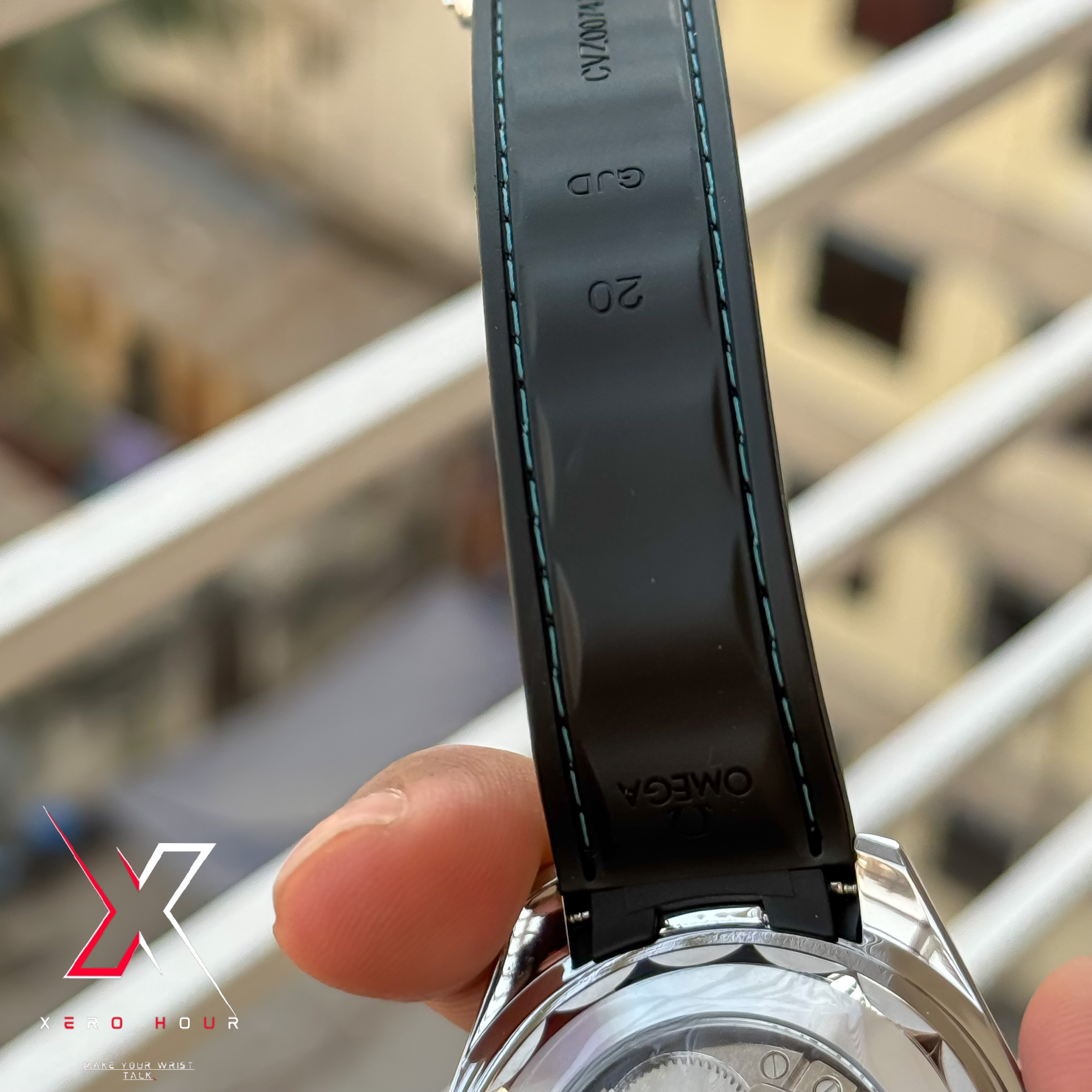 Omega Seamaster | Automatic Movement | Silicon Strap | Cyan Dial_img_3