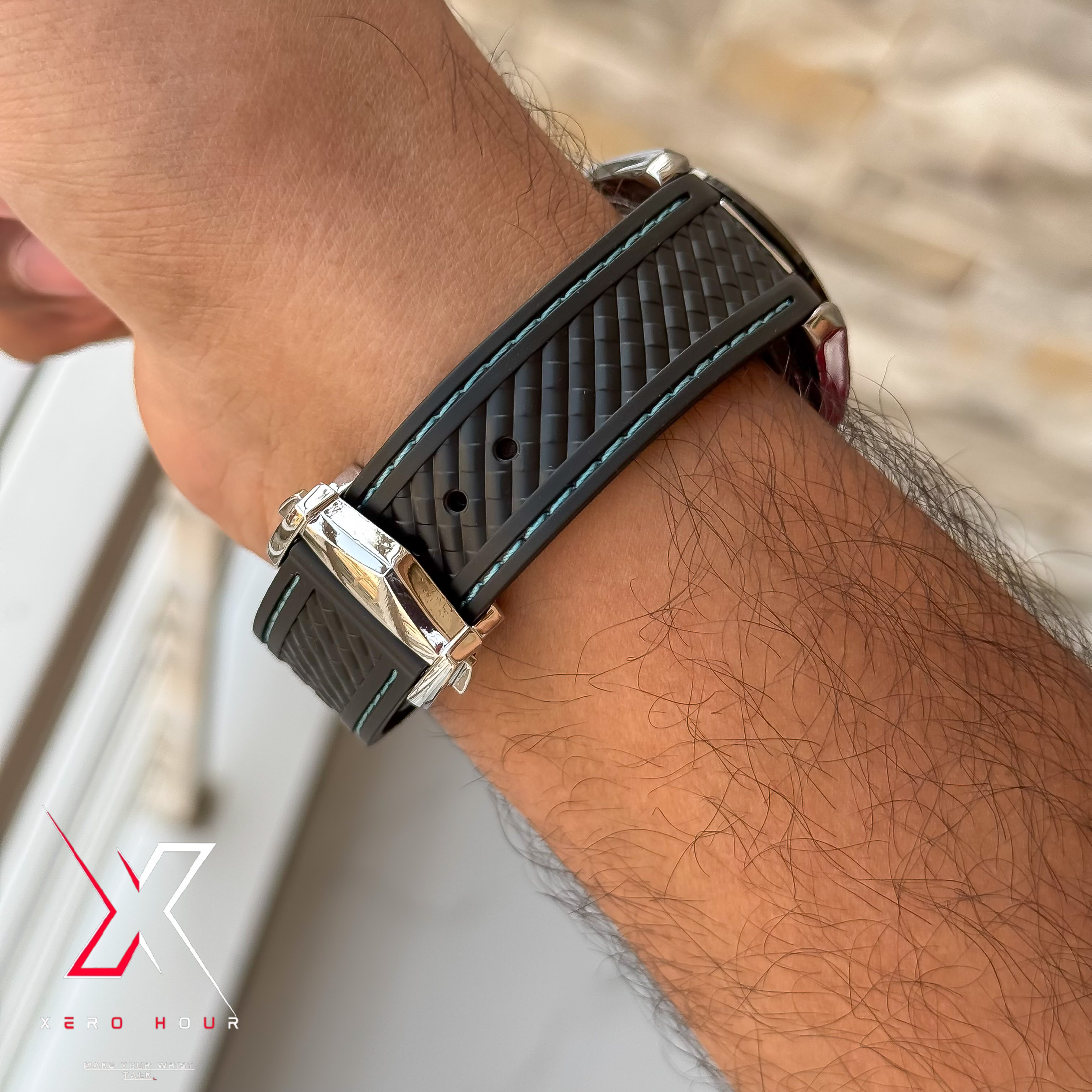 Omega Seamaster | Automatic Movement | Silicon Strap | Cyan Dial_img_6