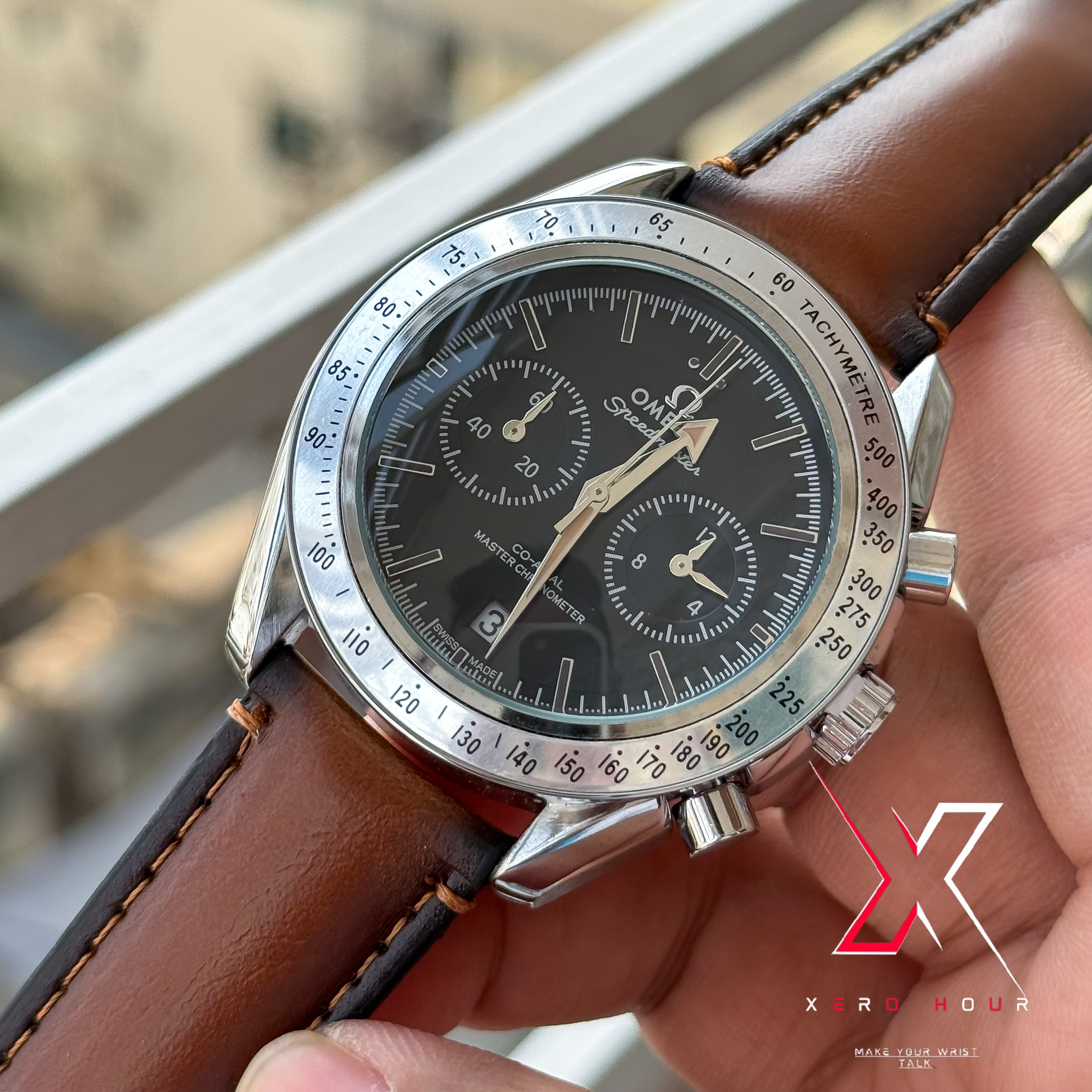 Omega Speedmaster | 57 Black Brown Belt | Black Dial | AA Grade