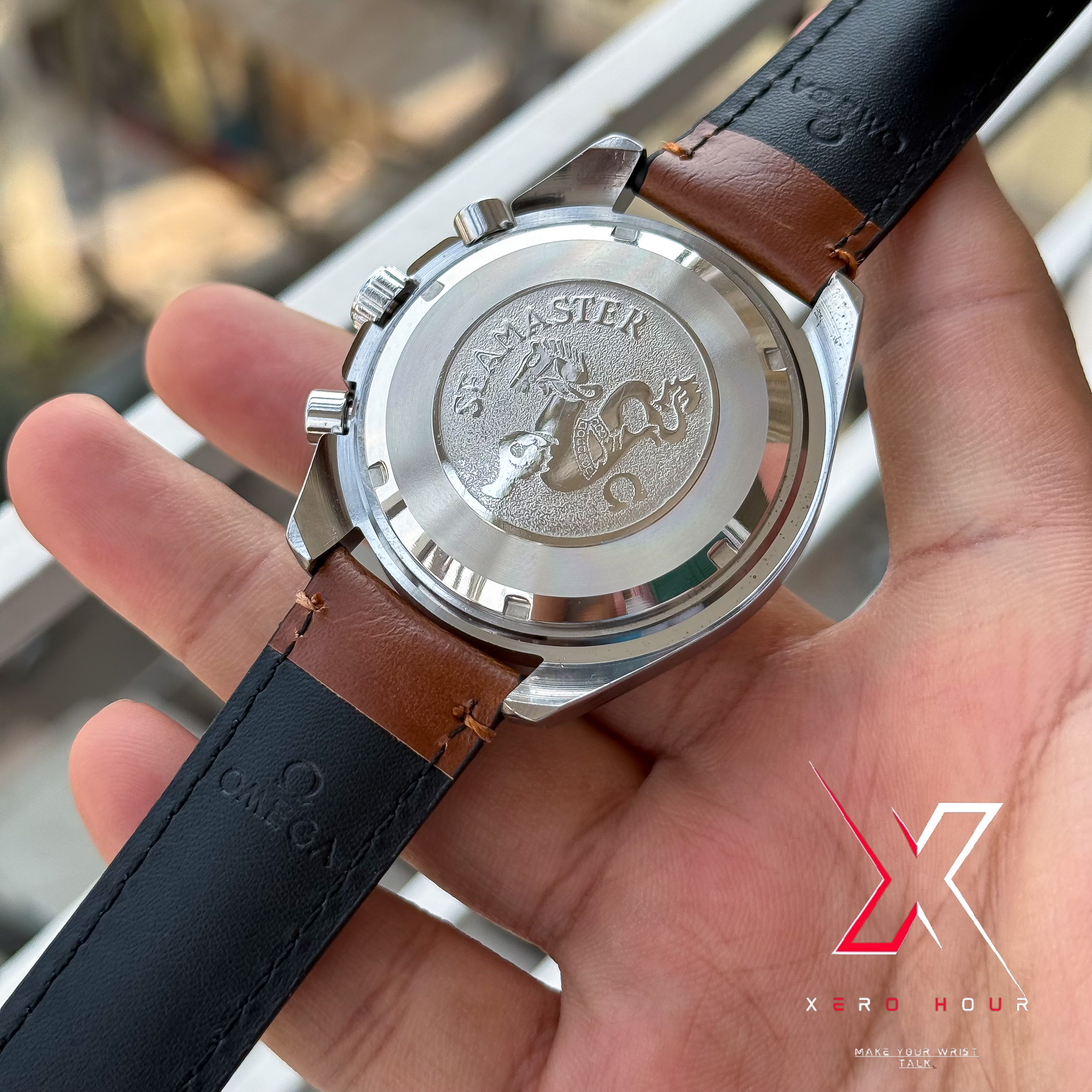 Omega Speedmaster | 57 Black Brown Belt | Black Dial | AA Grade_img_1