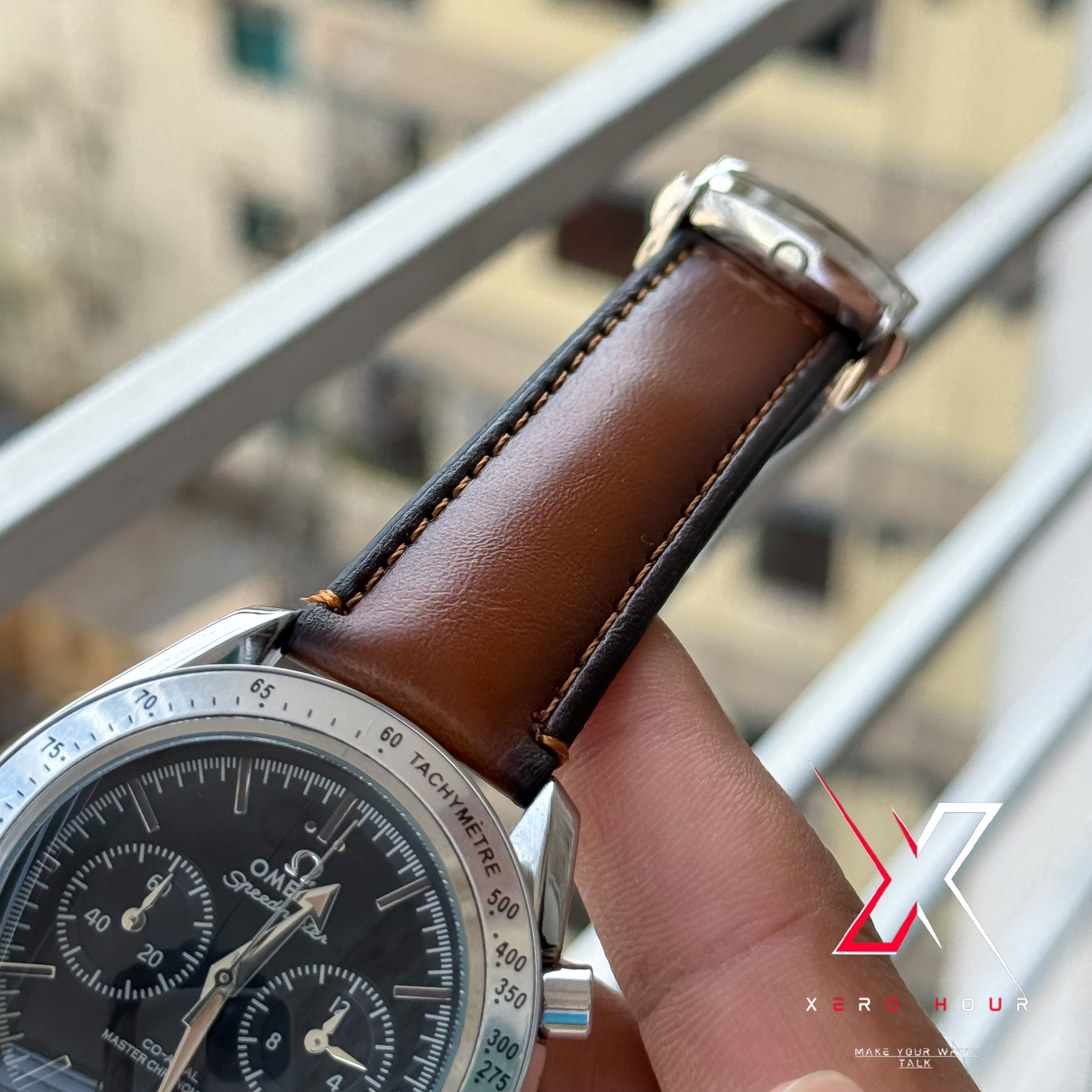 Omega Speedmaster | 57 Black Brown Belt | Black Dial | AA Grade_img_3