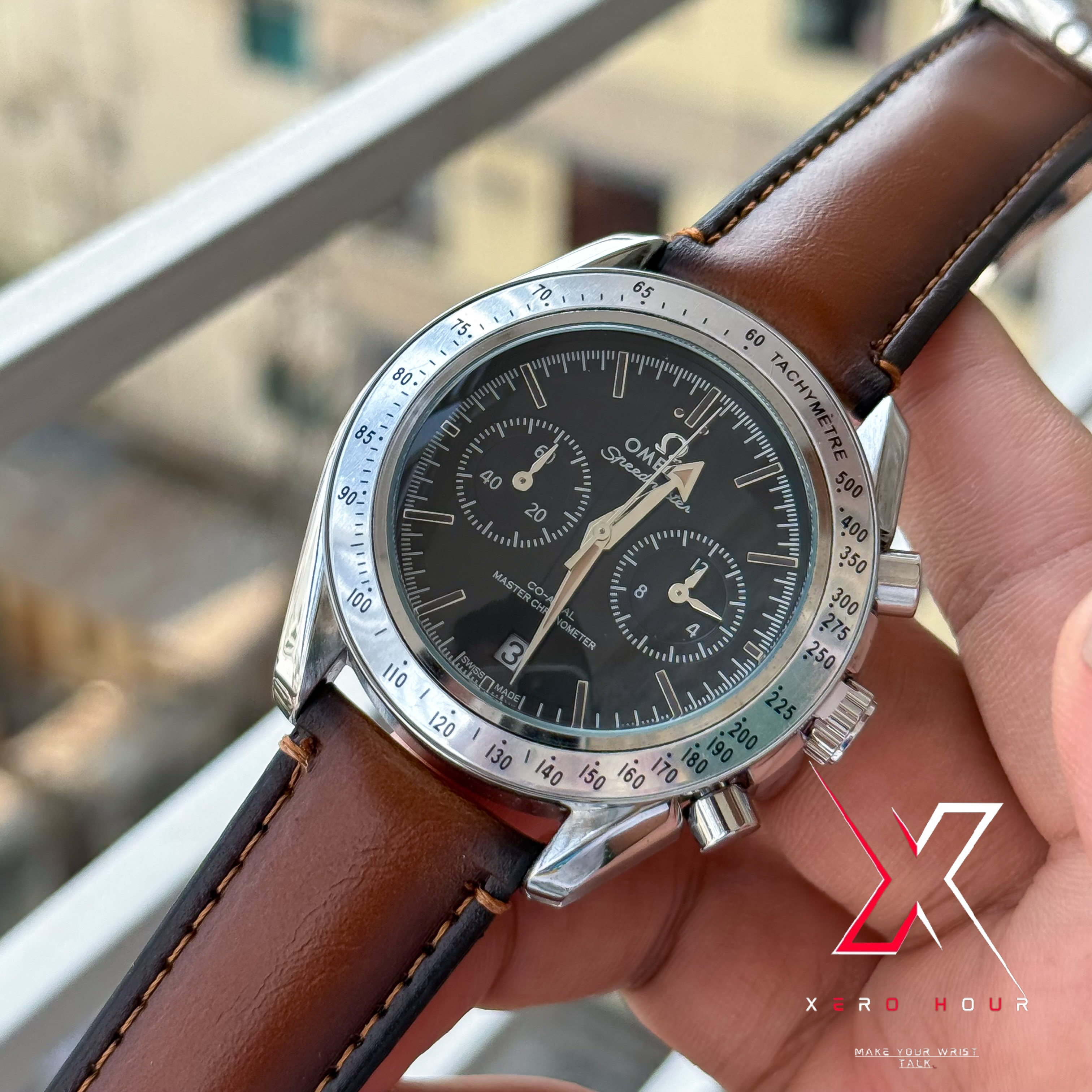 Omega Speedmaster | 57 Black Brown Belt | Black Dial | AA Grade_img_5