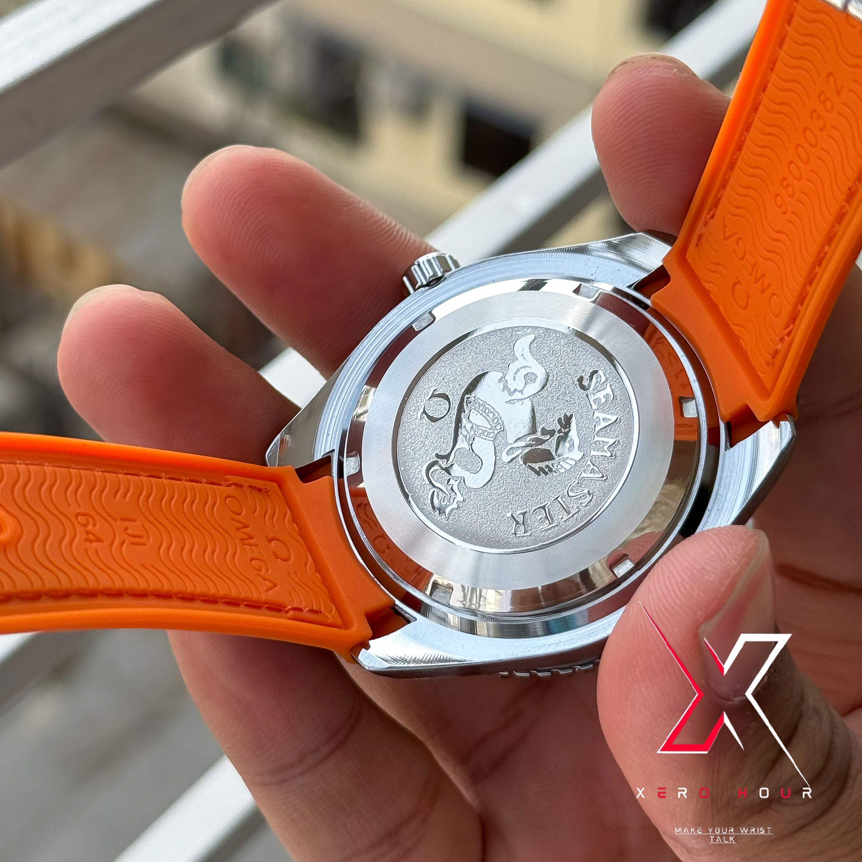 Omega Seamaster | Date just edition | Nylon strap | Grey Strap_img_1