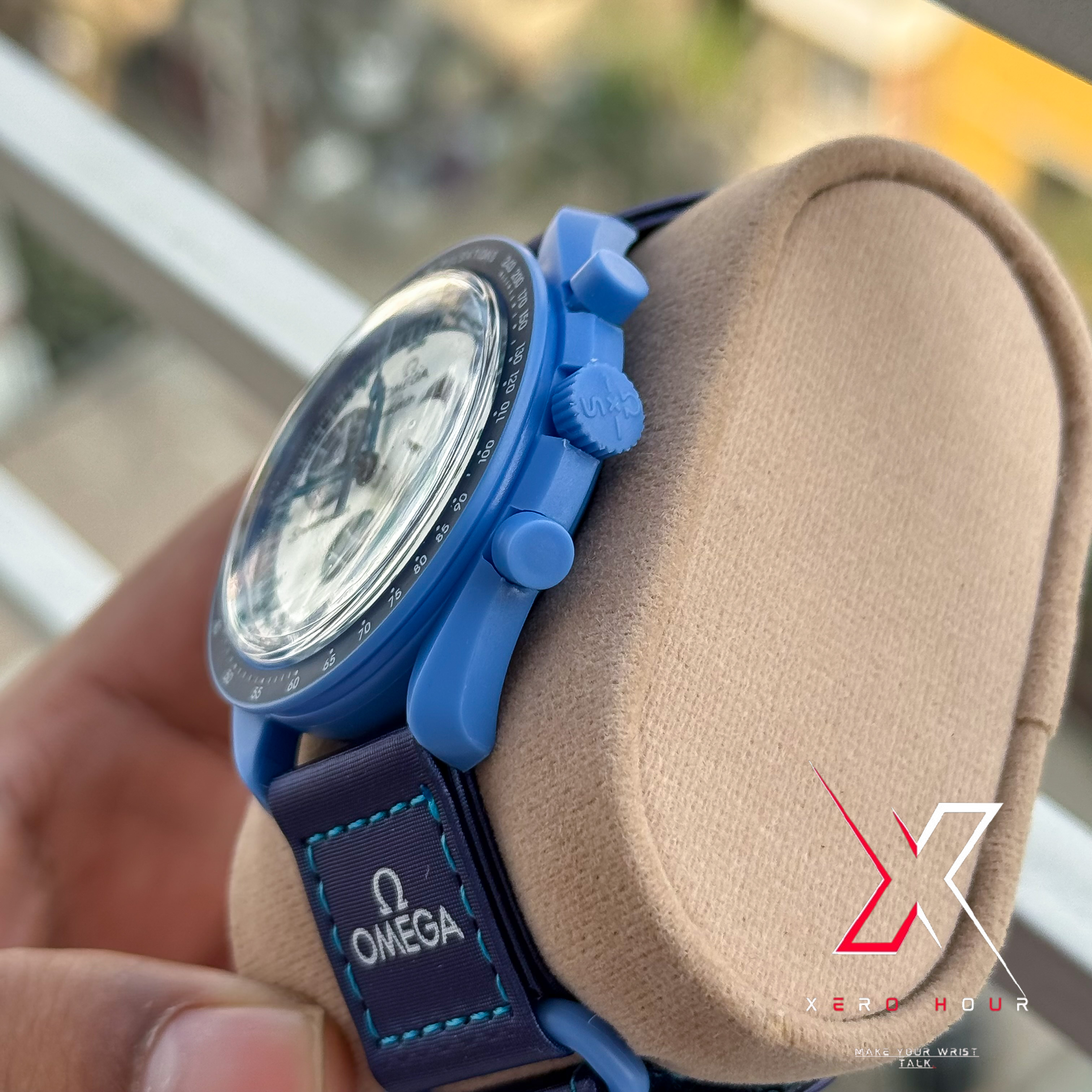 Omega MoonsWatch | MoonPhase | Mission To Moon Blue  | AA grade_img_3