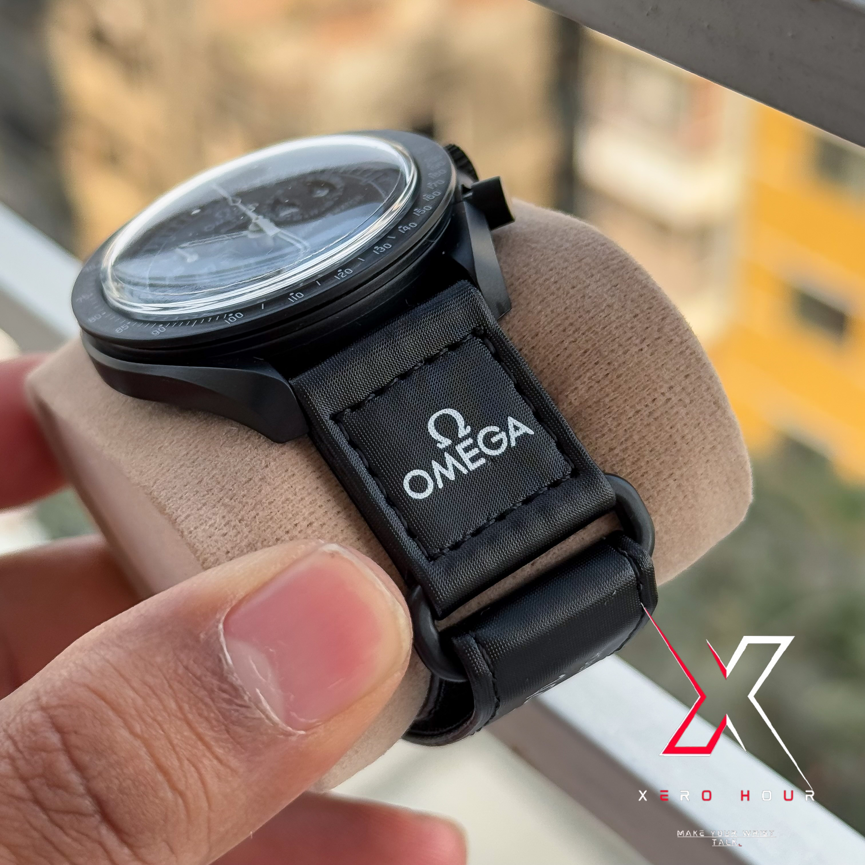 Omega Moons Watch | MoonPhase Mission to the MOON | Matte Dark edition_img_2