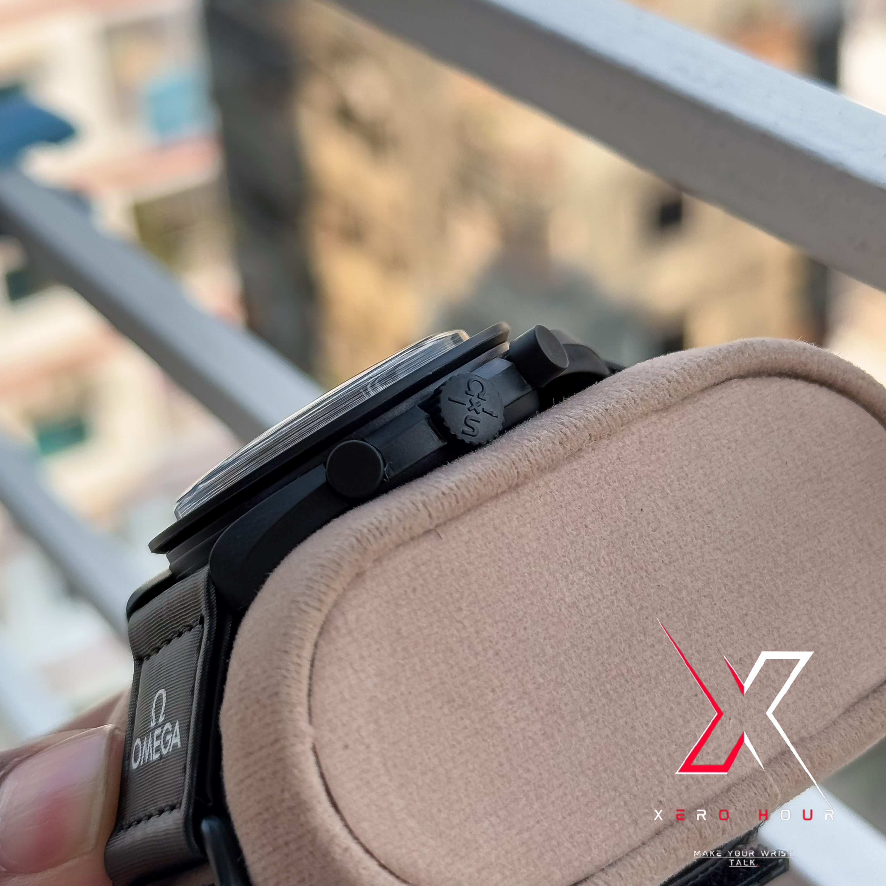 Omega Moons Watch | MoonPhase Mission to the MOON | Matte Dark edition_img_3