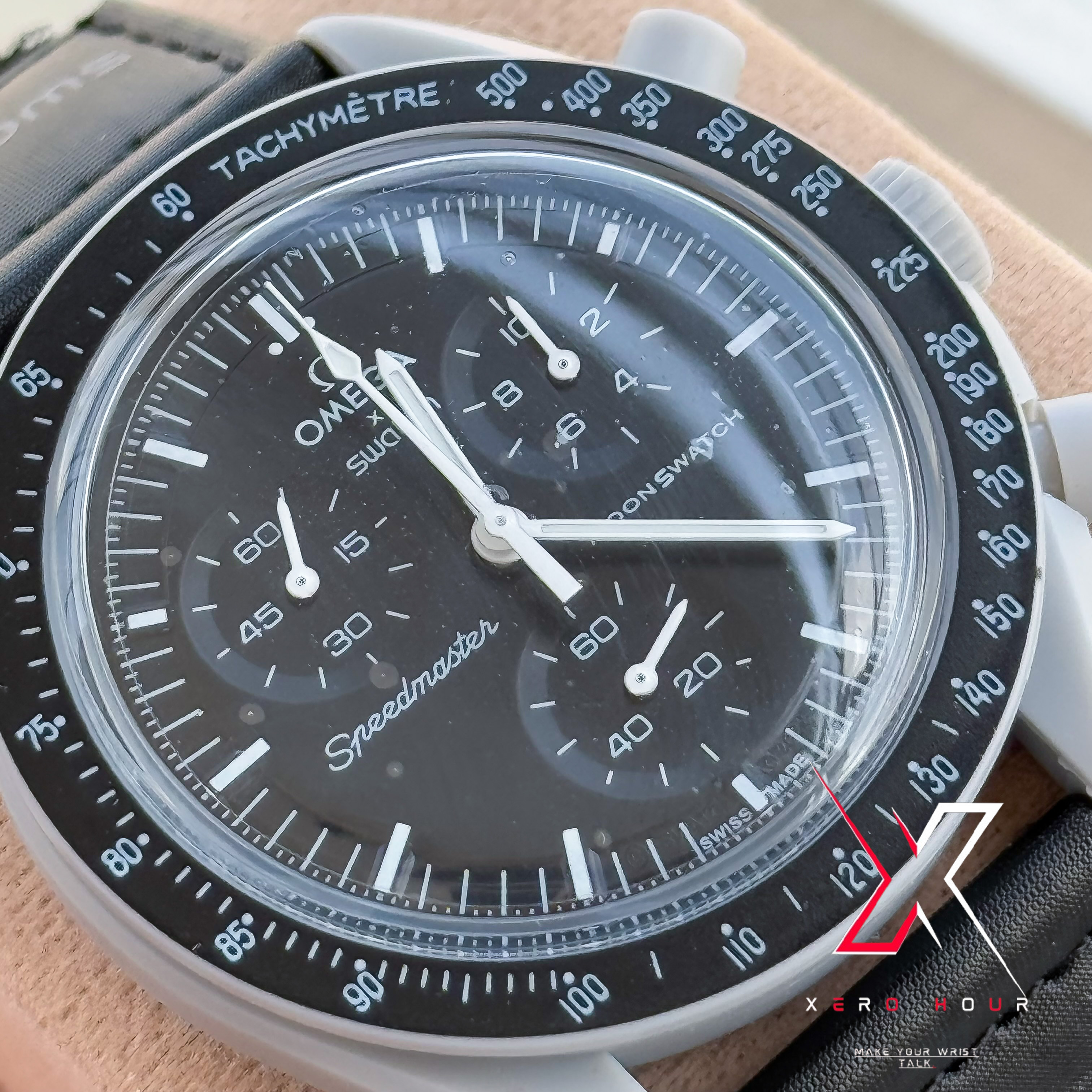 Omega Moons watch | Chronograph | Mission to the mood | Black grey body_img_5