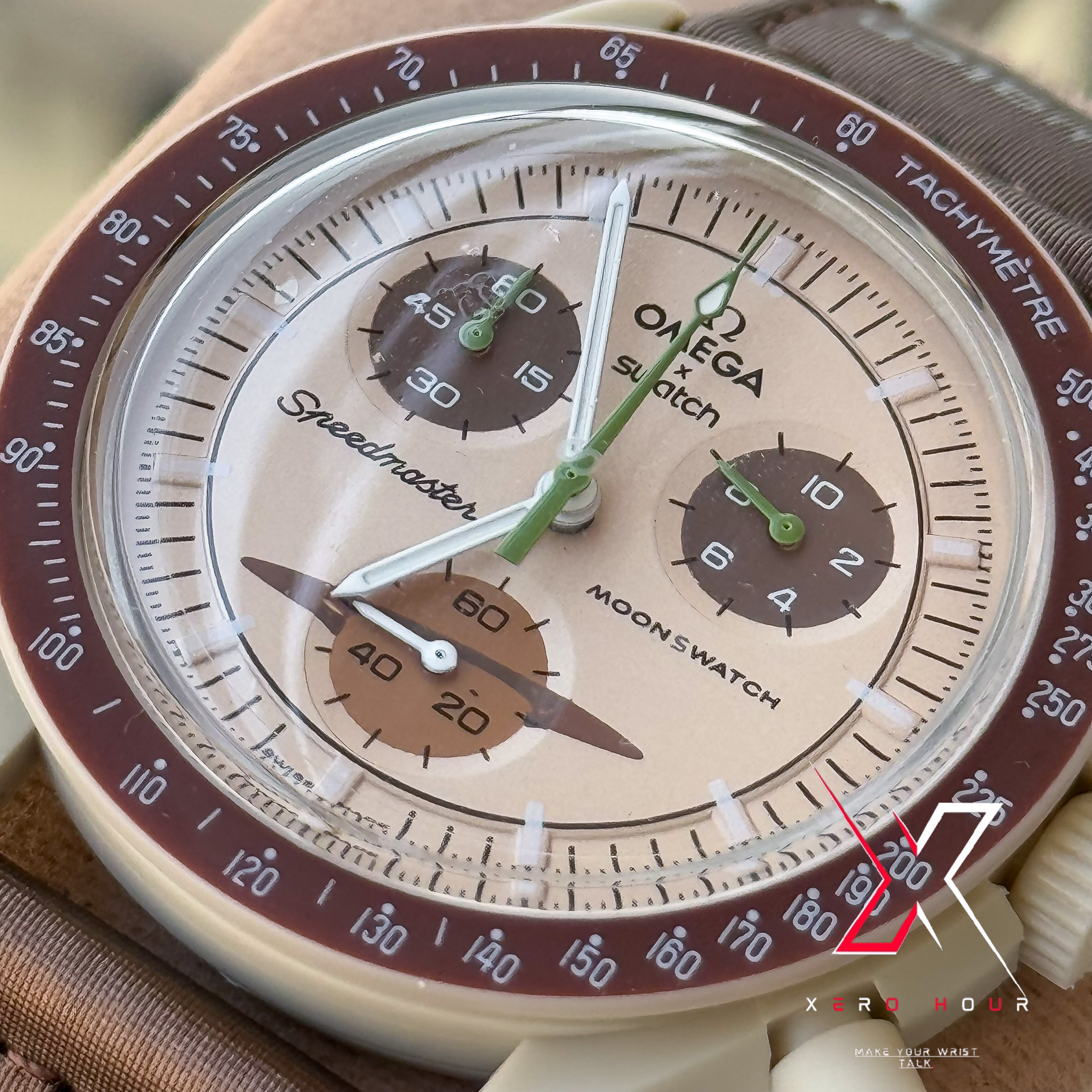 Omega MoonsWatch | Chronograph | Mission to Saturn | Dark Chrolocate cream_img_3