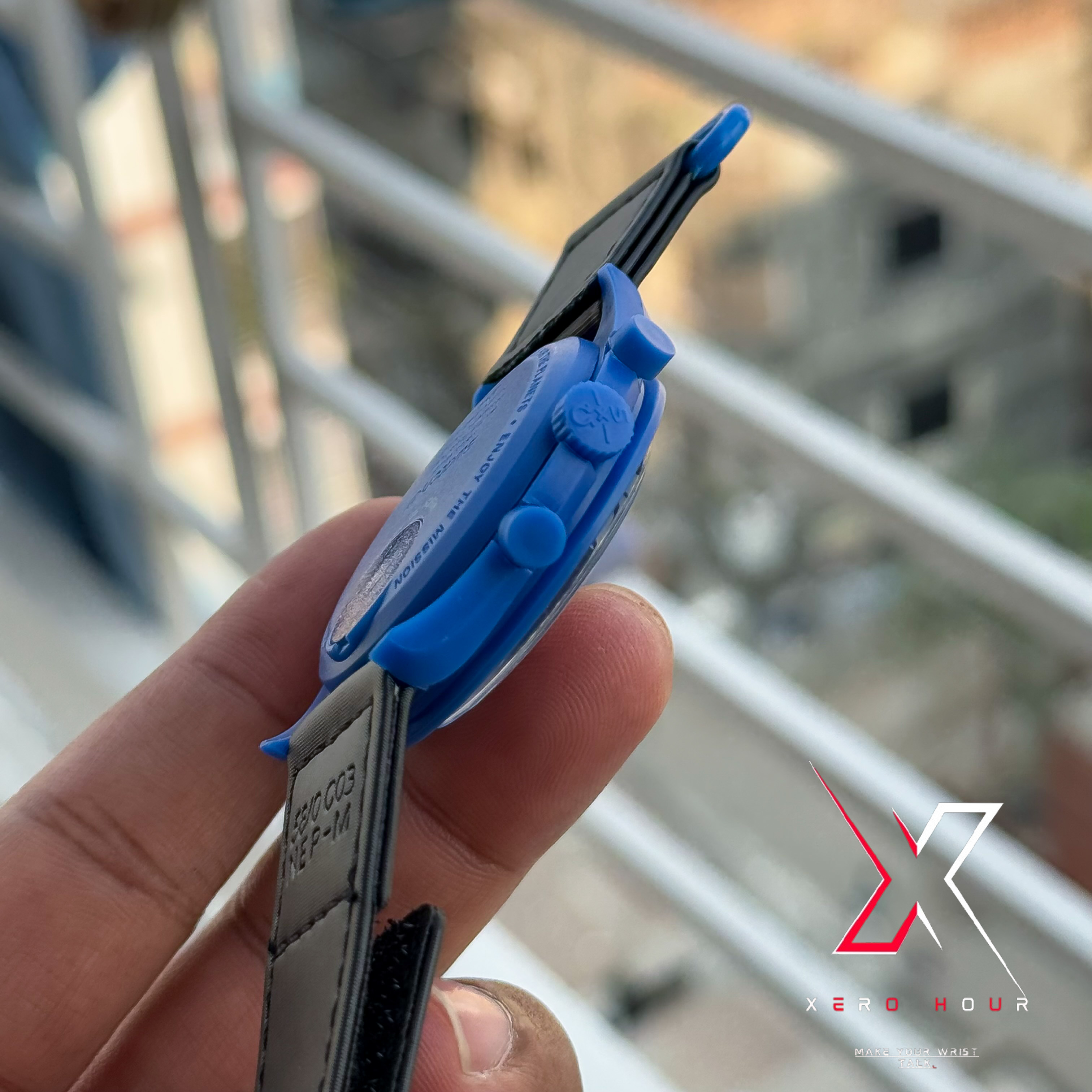 Omega MoonsWatch | Chronograph | Mission to the Neptune | Blue black_img_2