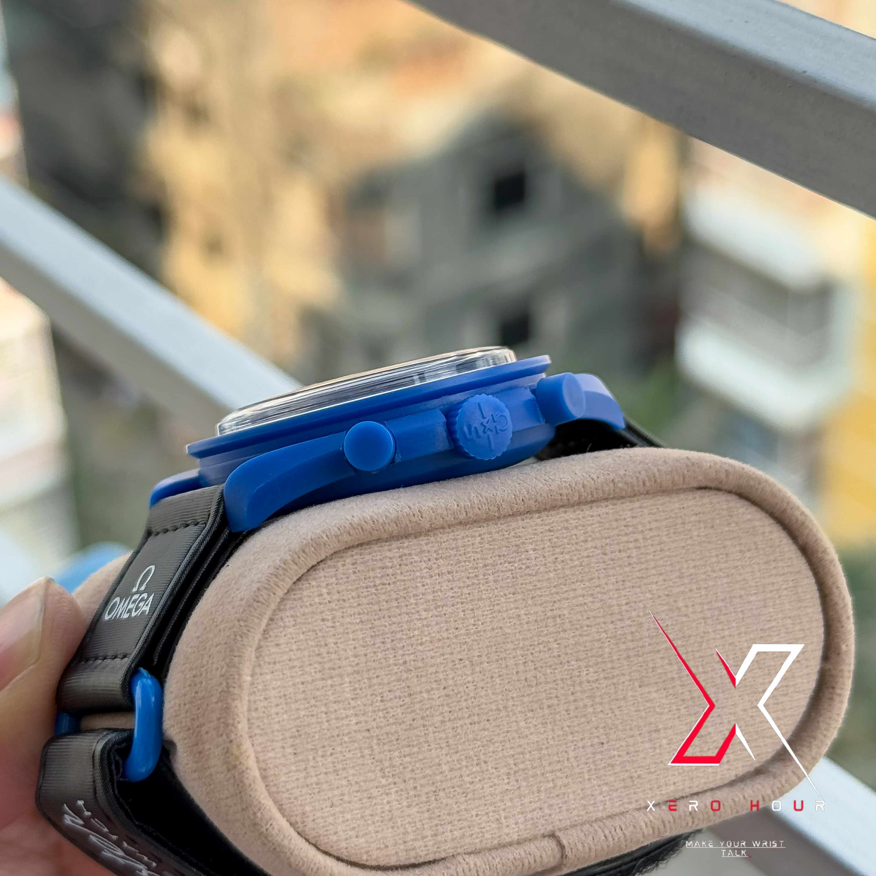 Omega MoonsWatch | Chronograph | Mission to the Neptune | Blue black_img_4