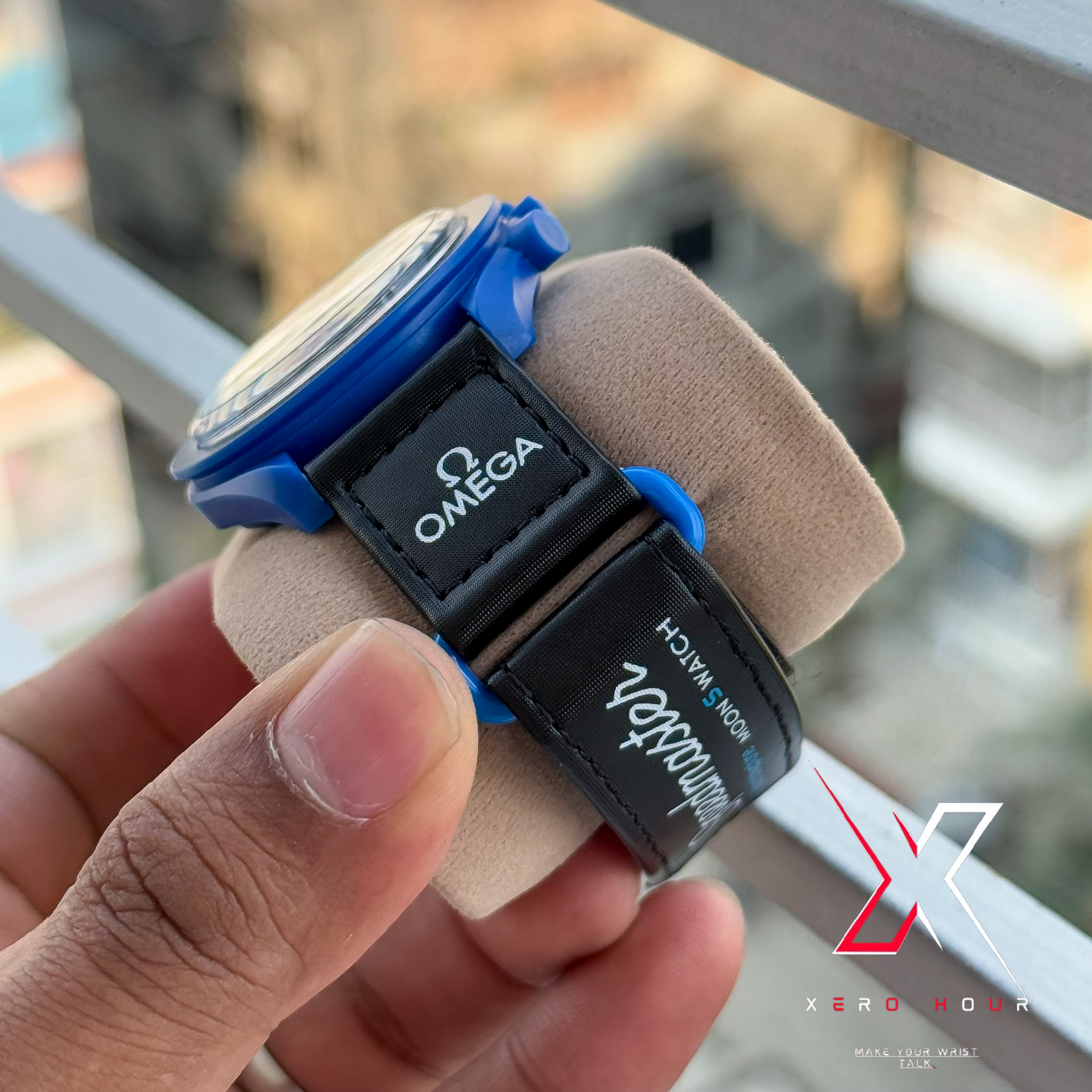 Omega MoonsWatch | Chronograph | Mission to the Neptune | Blue black_img_5