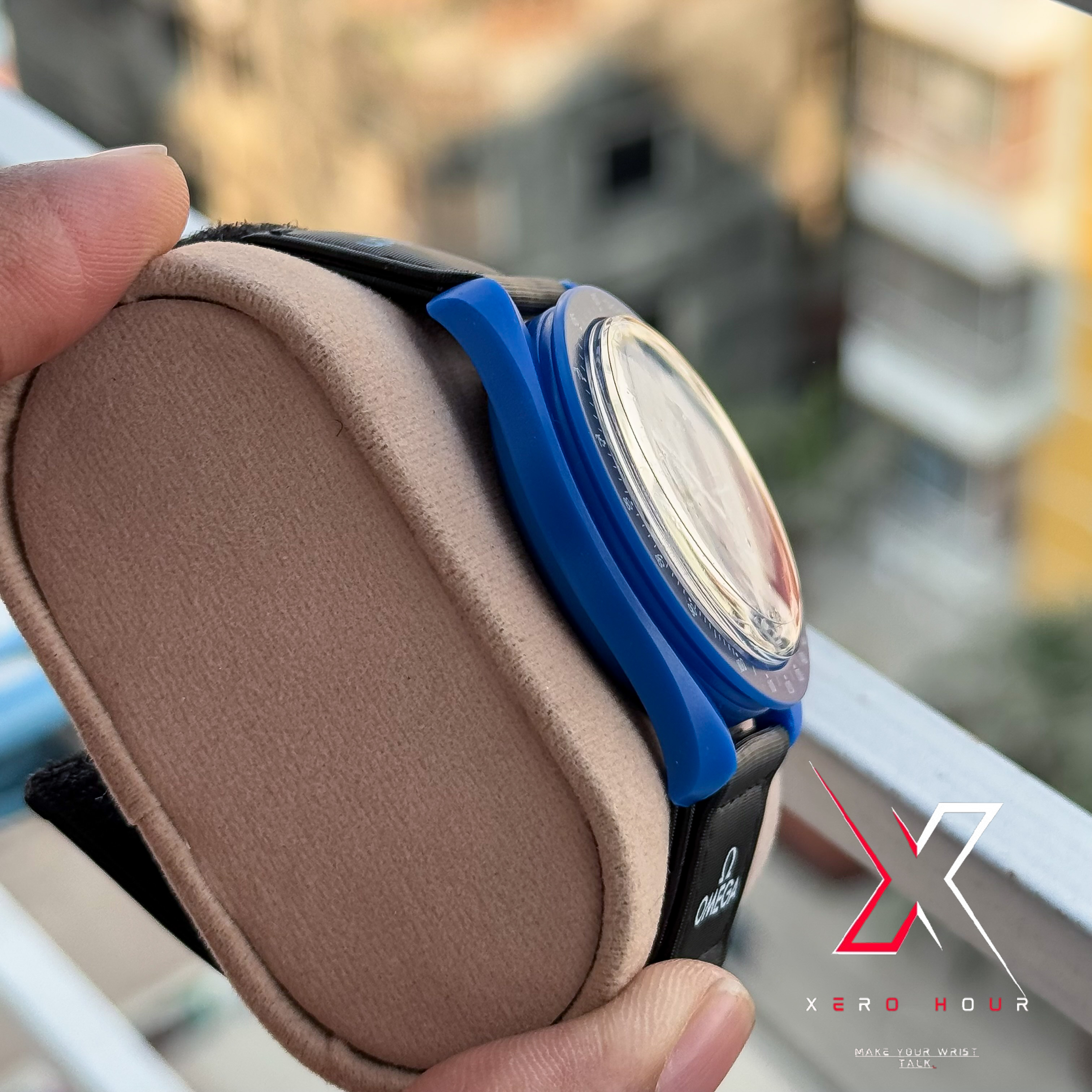 Omega MoonsWatch | Chronograph | Mission to the Neptune | Blue black_img_7