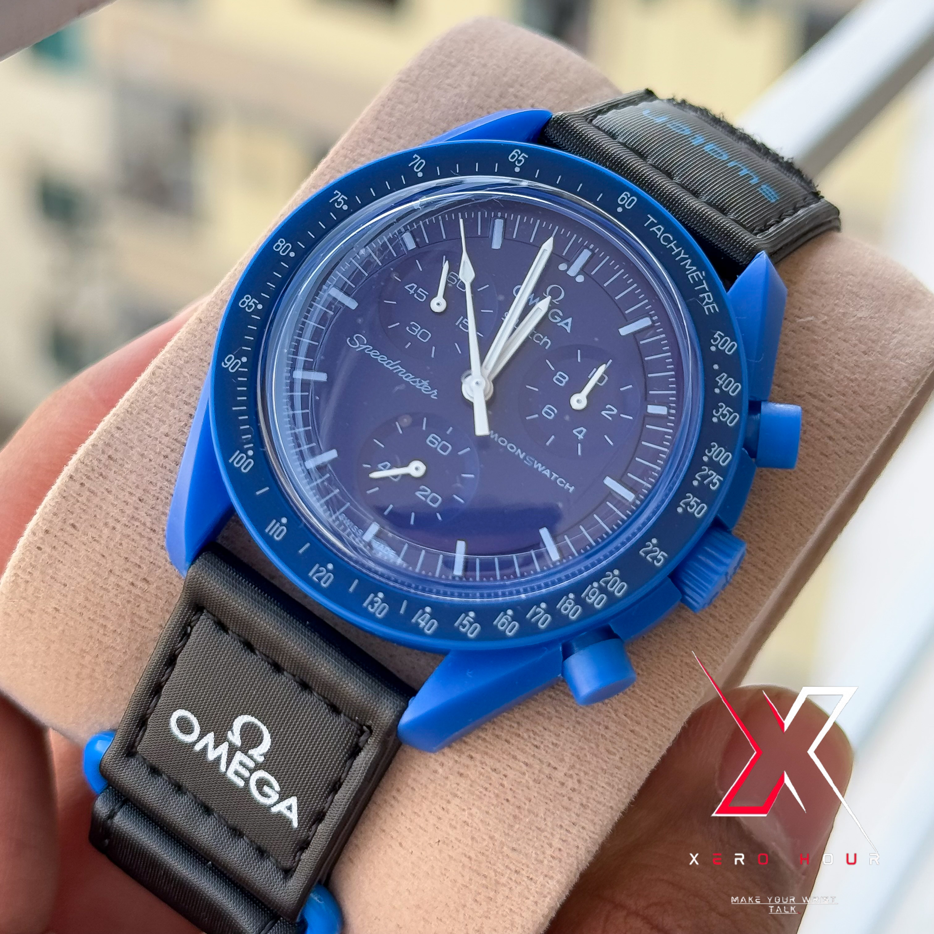 Omega MoonsWatch | Chronograph | Mission to the Neptune | Blue black_img_8