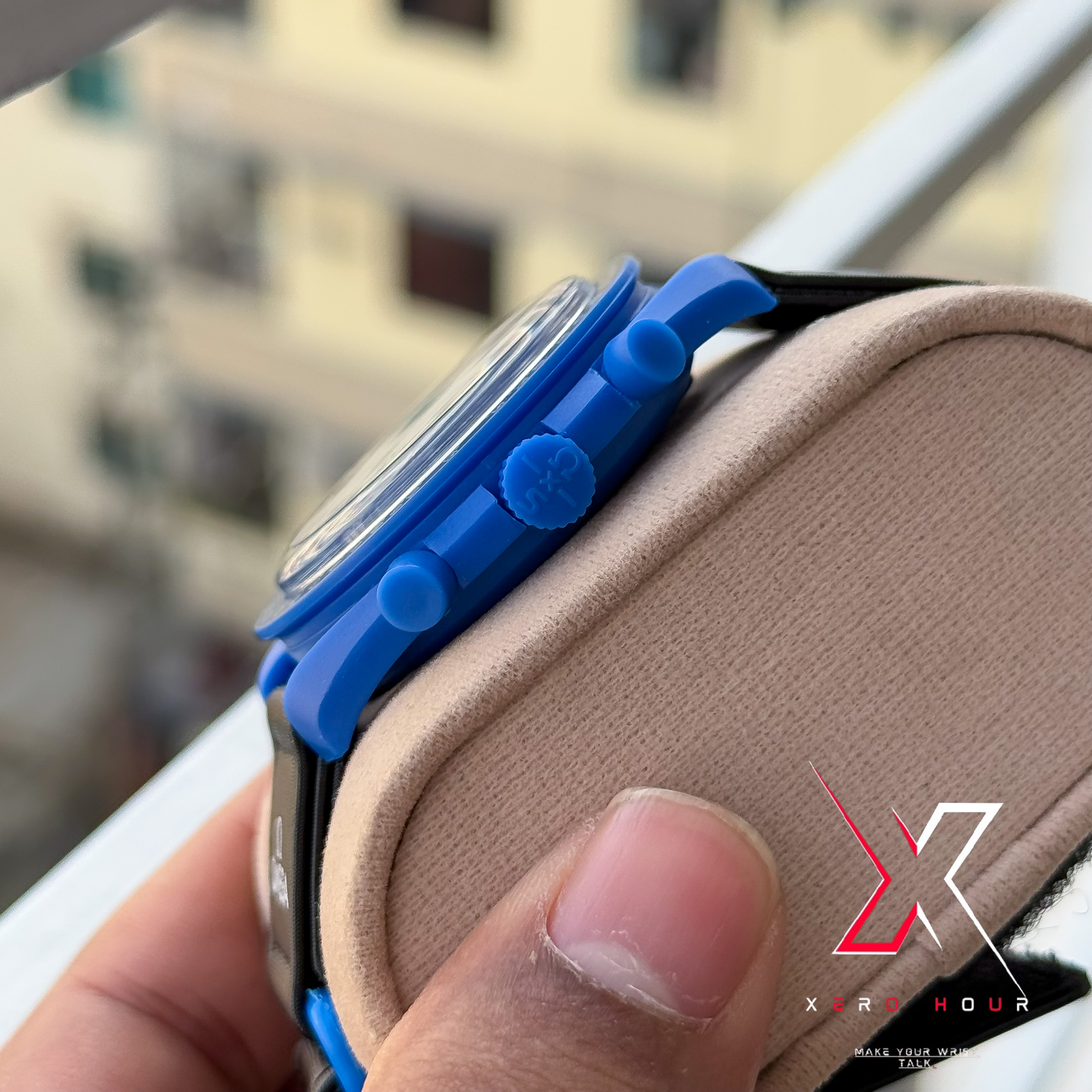 Omega MoonsWatch | Chronograph | Mission to the Neptune | Blue black_img_9