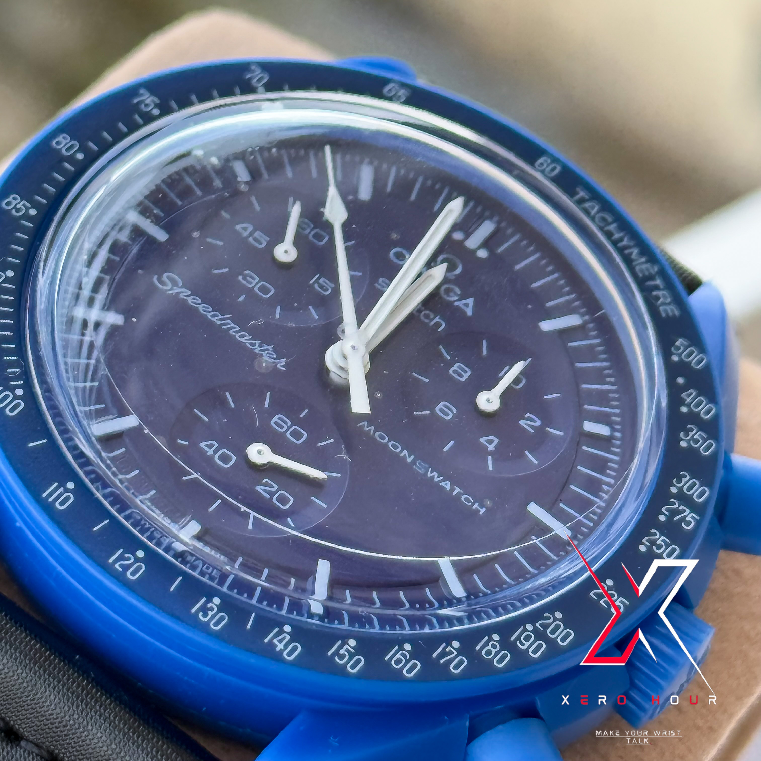 Omega MoonsWatch | Chronograph | Mission to the Neptune | Blue black_img_10