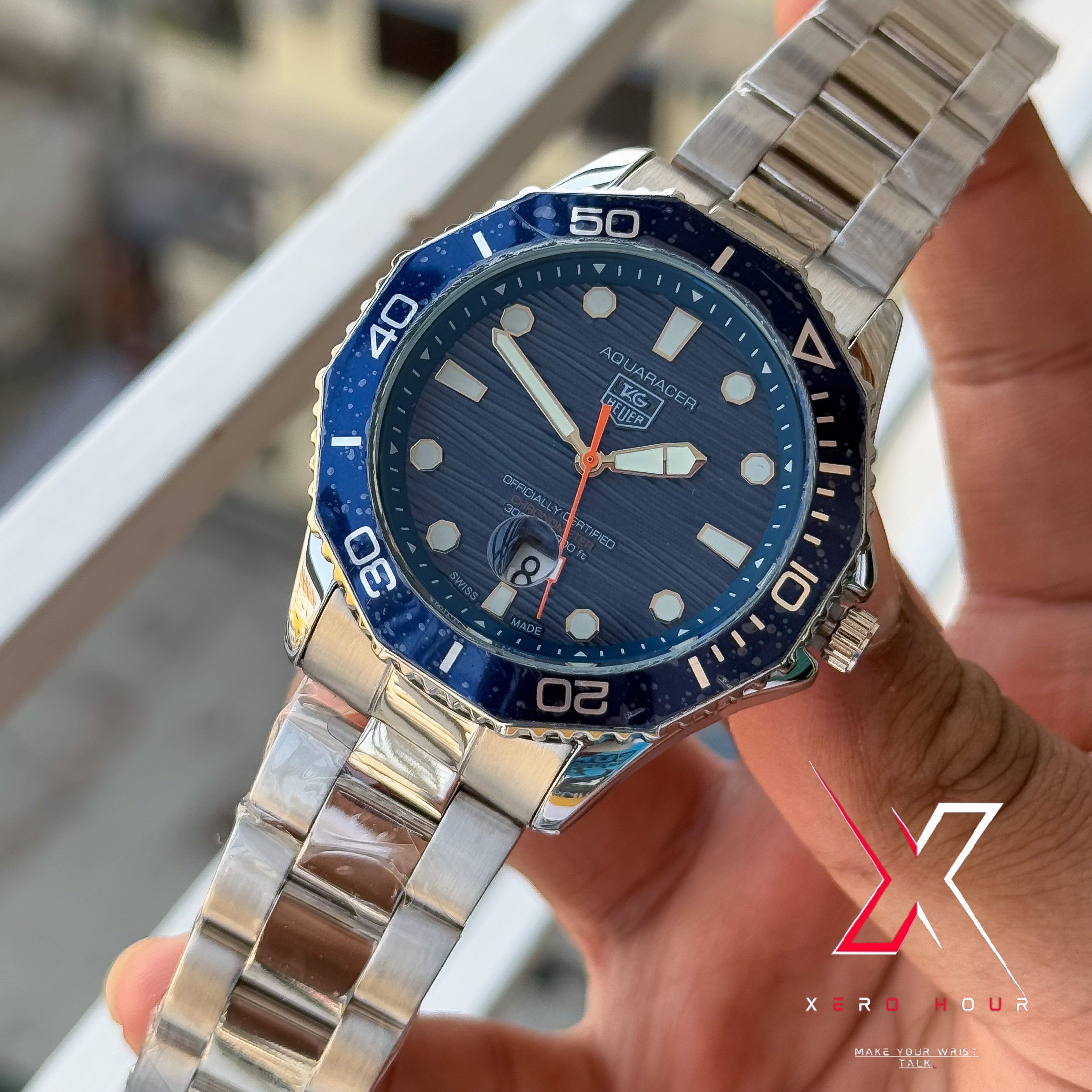 Tag Heuer | Aquareterra | Date Just | Blue dial |AA Grade