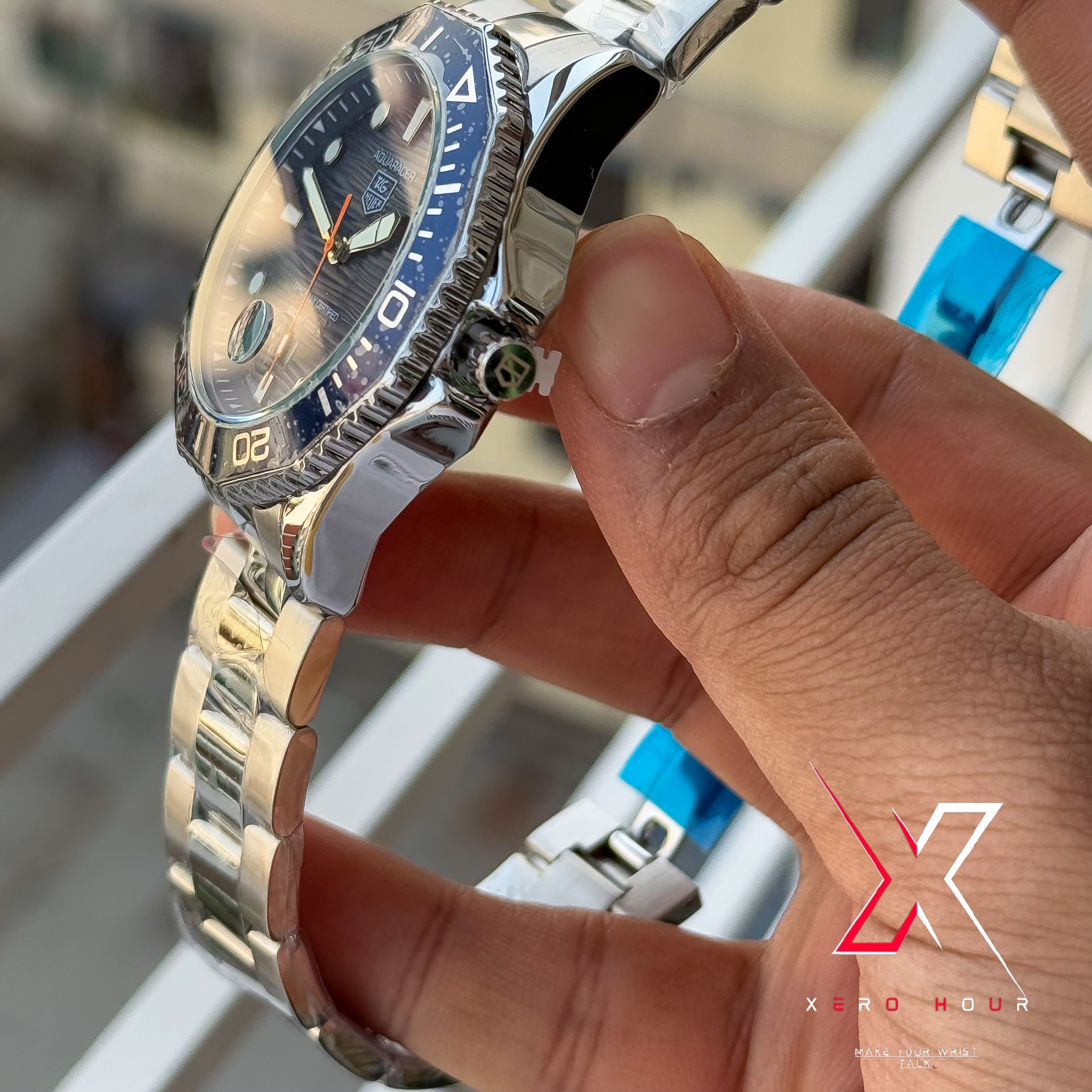 Tag Heuer | Aquareterra | Date Just | Blue dial |AA Grade_img_2