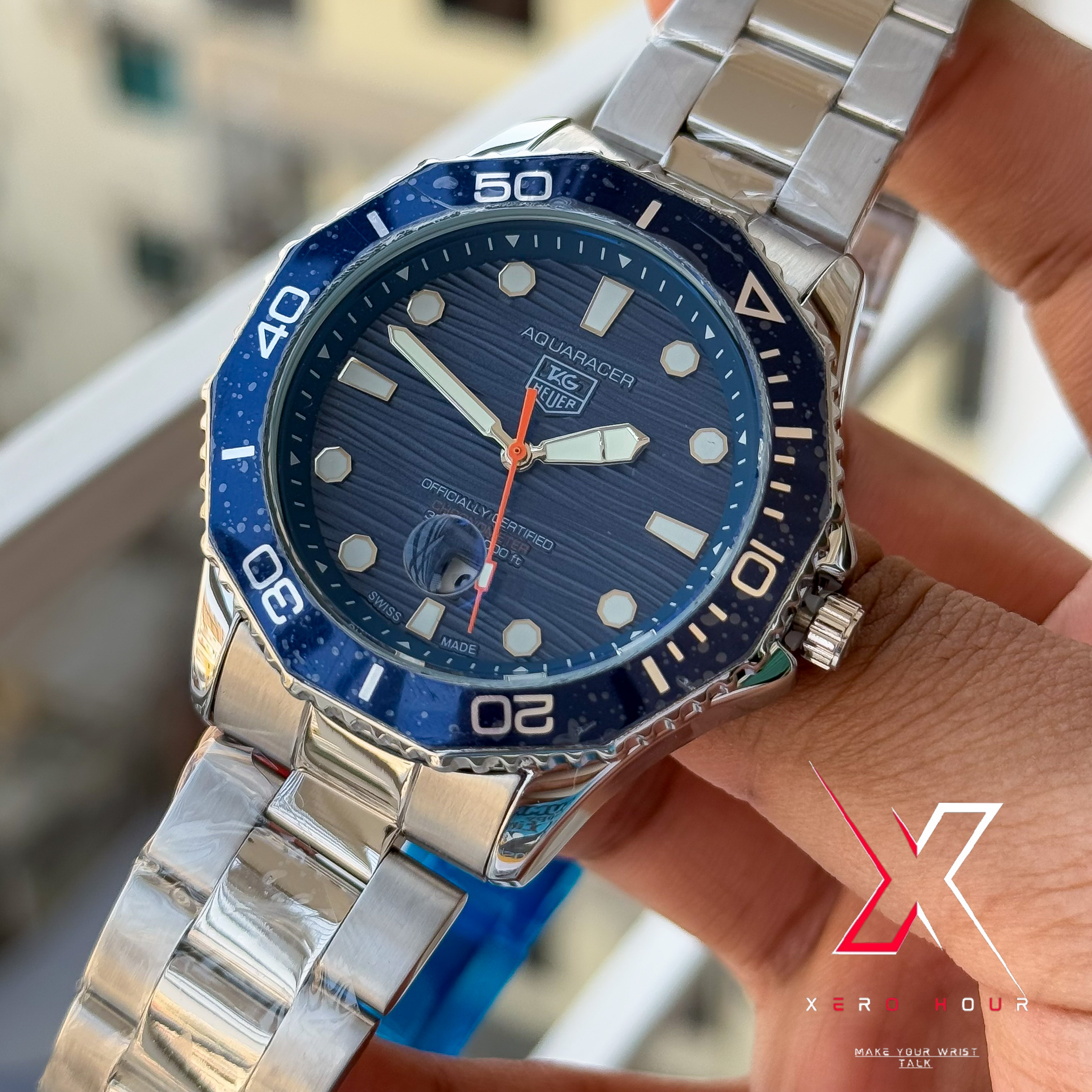 Tag Heuer | Aquareterra | Date Just | Blue dial |AA Grade_img_4