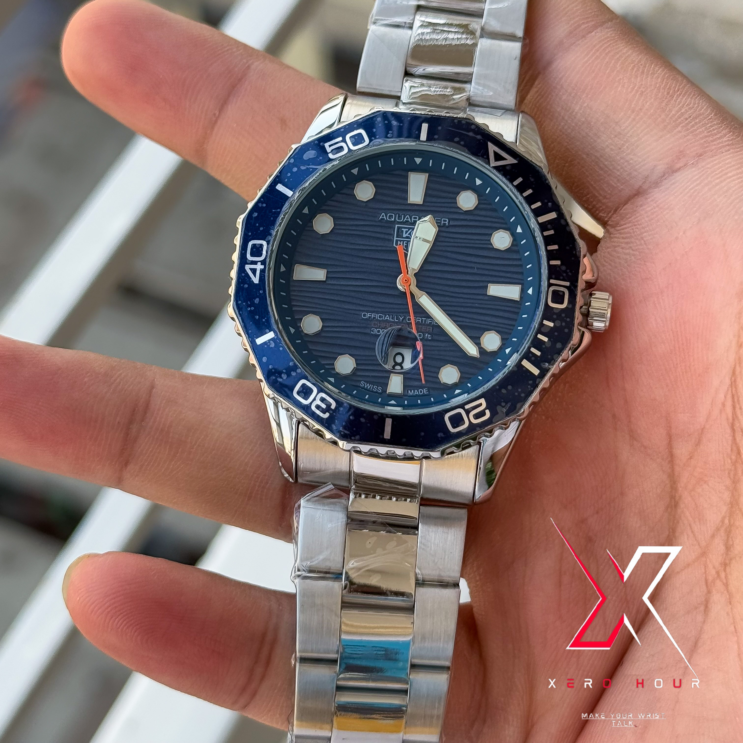 Tag Heuer | Aquareterra | Date Just | Blue dial |AA Grade_img_6