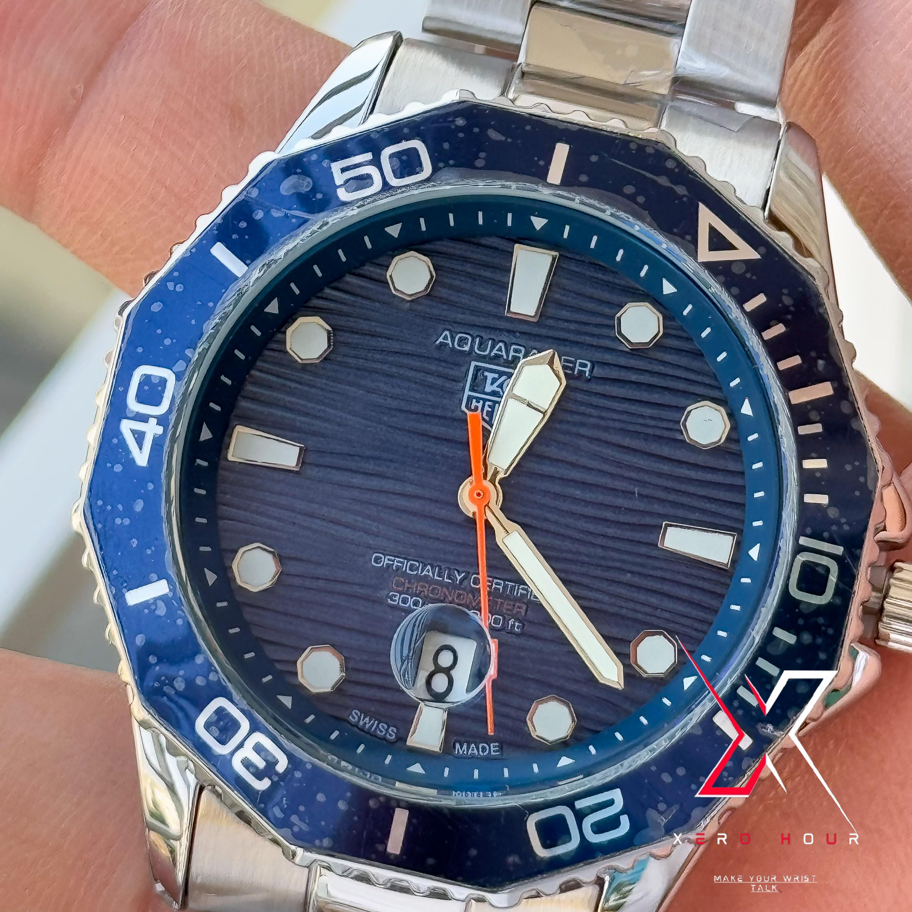 Tag Heuer | Aquareterra | Date Just | Blue dial |AA Grade_img_7