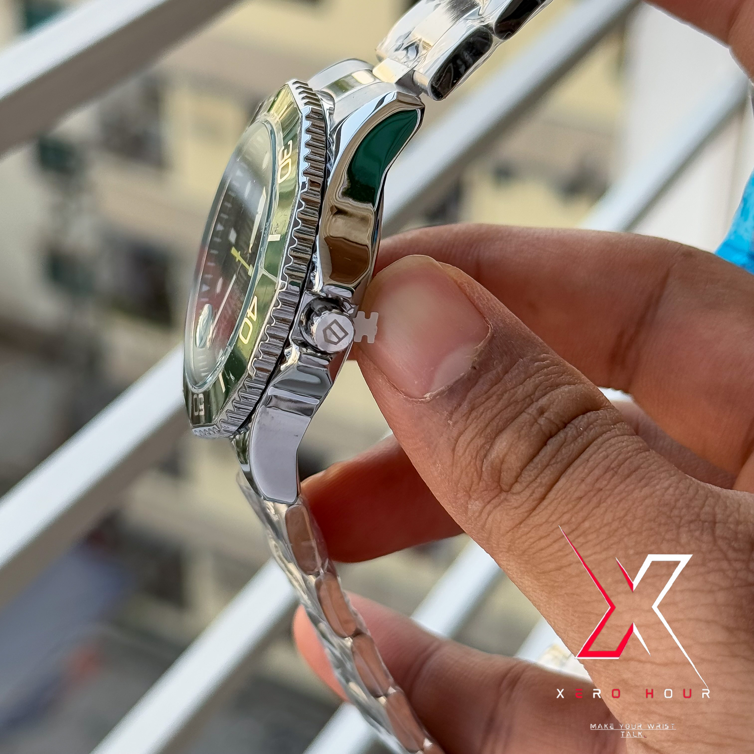 Tag Heuer | Aquaracer | Date Just | Green Wave dial |AA Grade_img_1