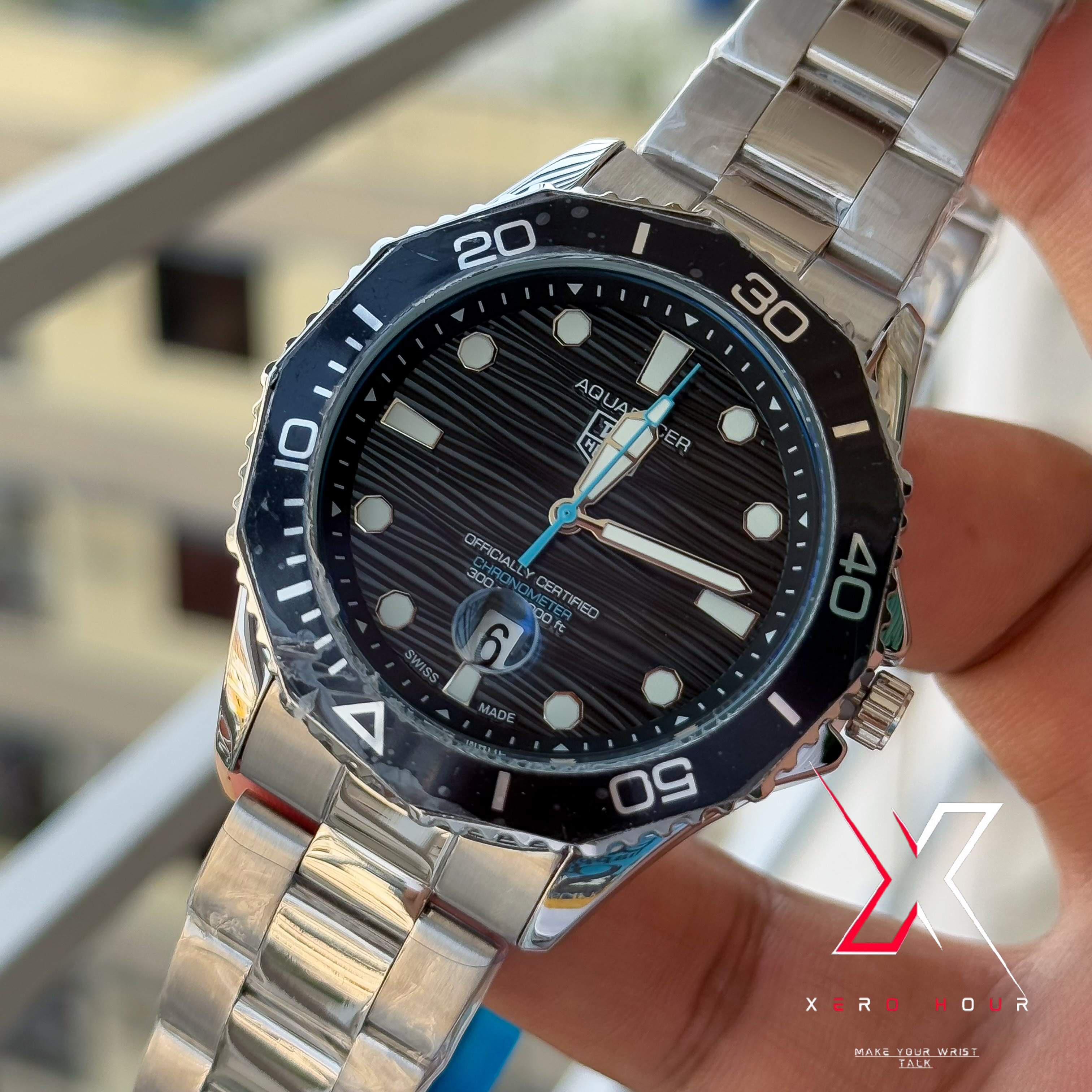 Tag Heuer | Aquaracer | Date Just | Black dial |AA Grade