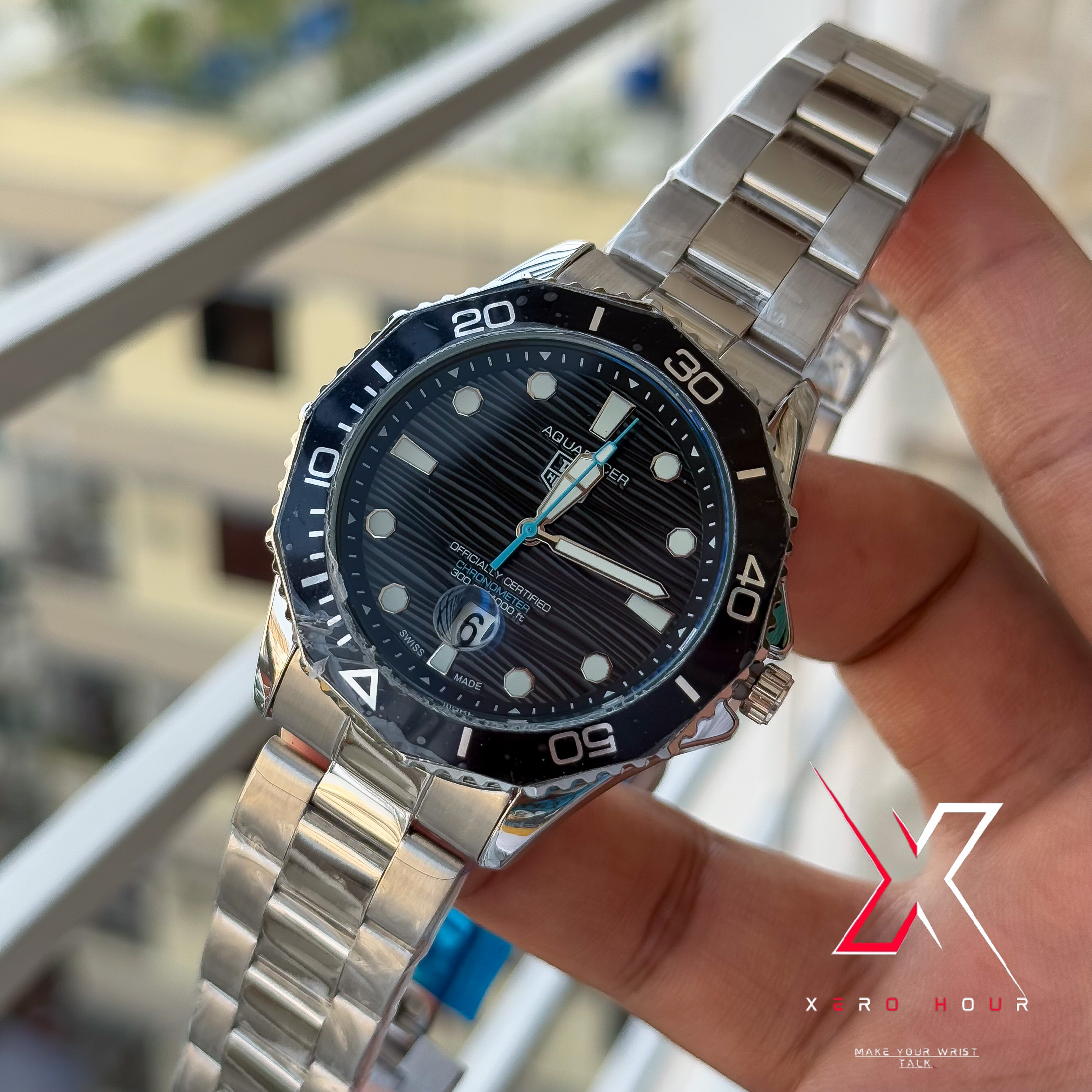 Tag Heuer | Aquaracer | Date Just | Black dial |AA Grade_img_1