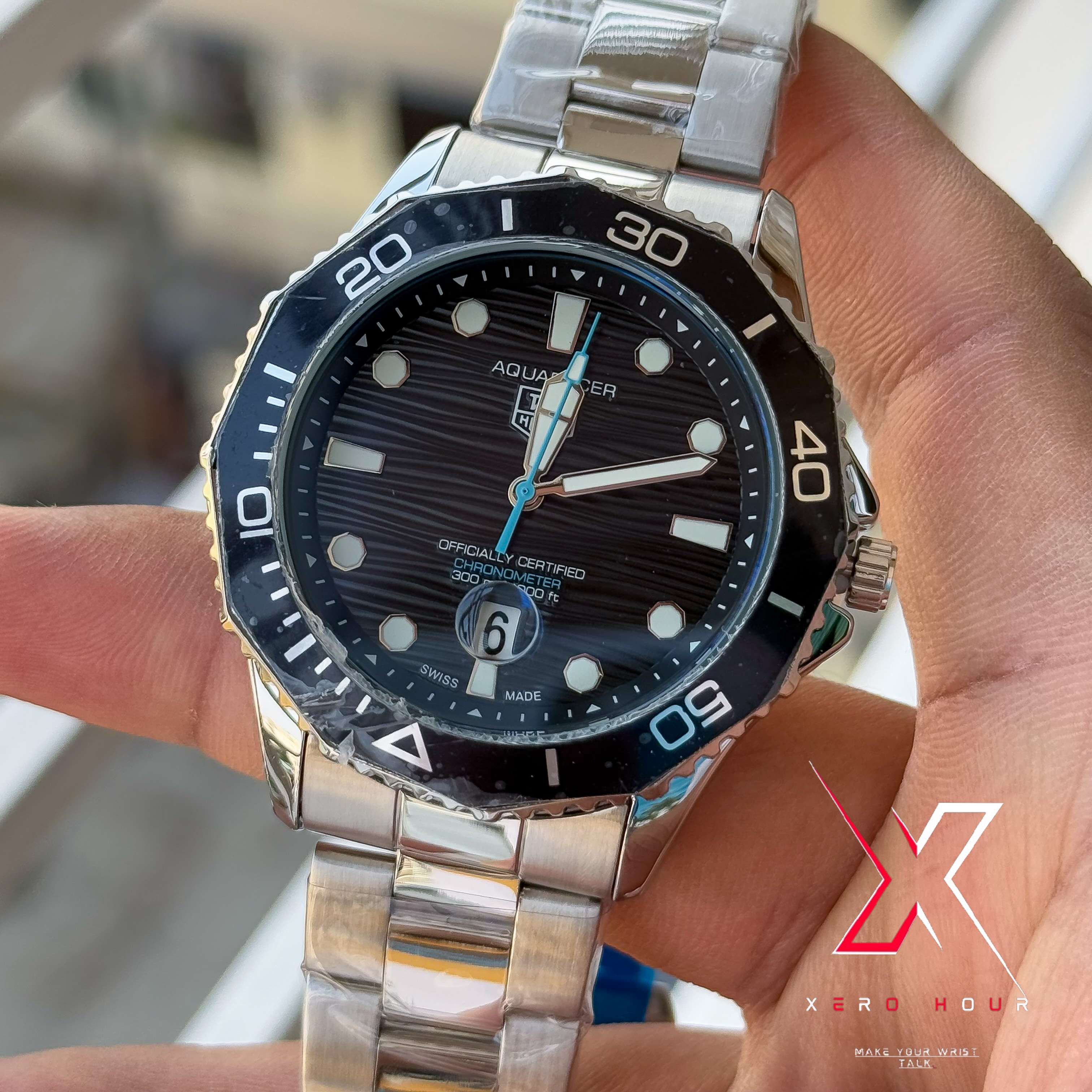 Tag Heuer | Aquaracer | Date Just | Black dial |AA Grade_img_5