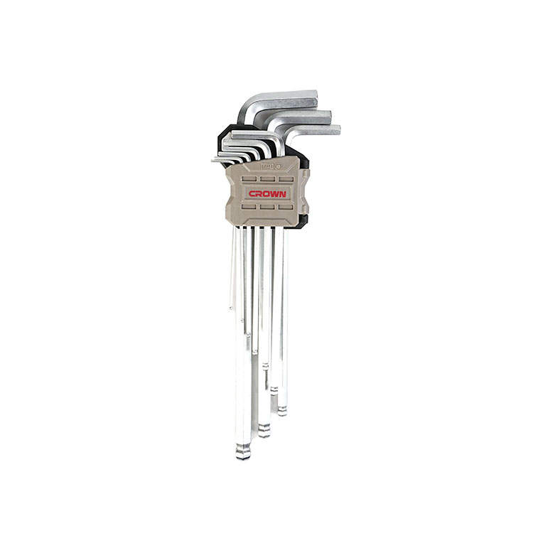 CROWN Professional 9pcs Hex key set ball head ( Short | Long | Extra Long ), Ball head, CR-V, Ball head; CPHOK-BMAX09_img_10